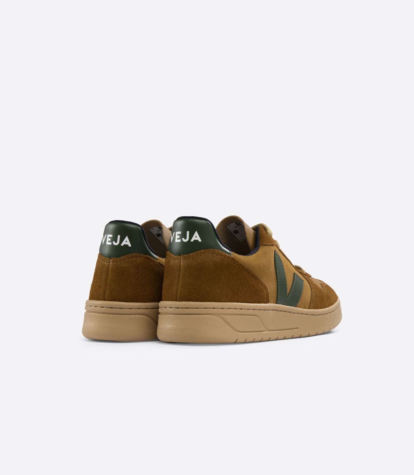 Baskets v-10 suede camel cyprus multico