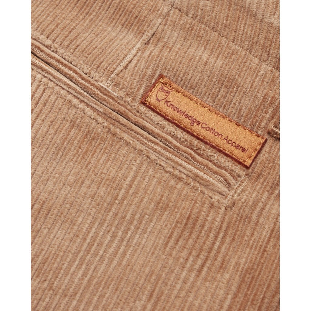 Chino velours marron en coton bio