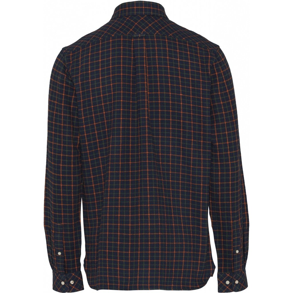 Chemise à carreaux flanelle en coton bio