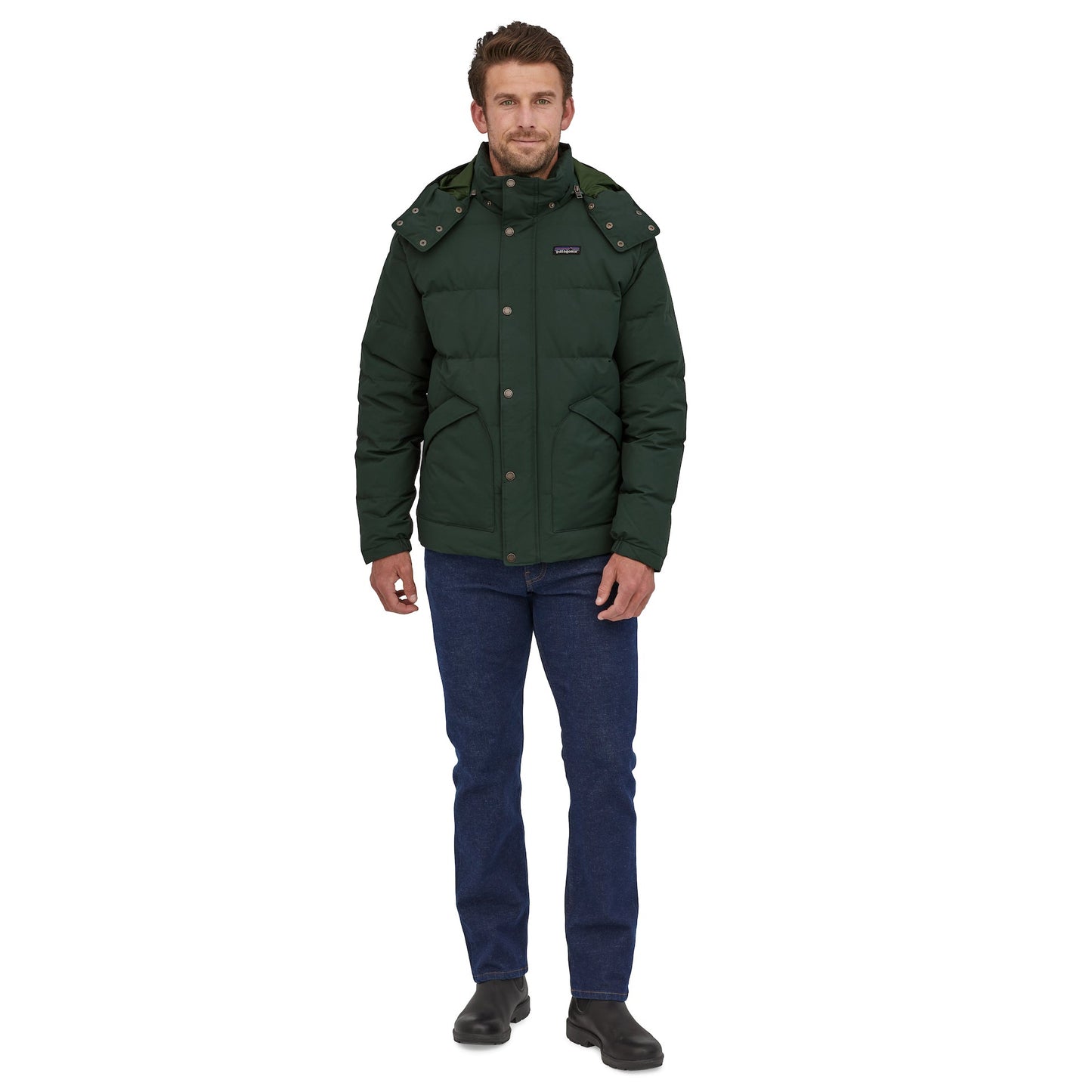 Doudoune en recyclé | Vert "downdrift Jkt northern green"