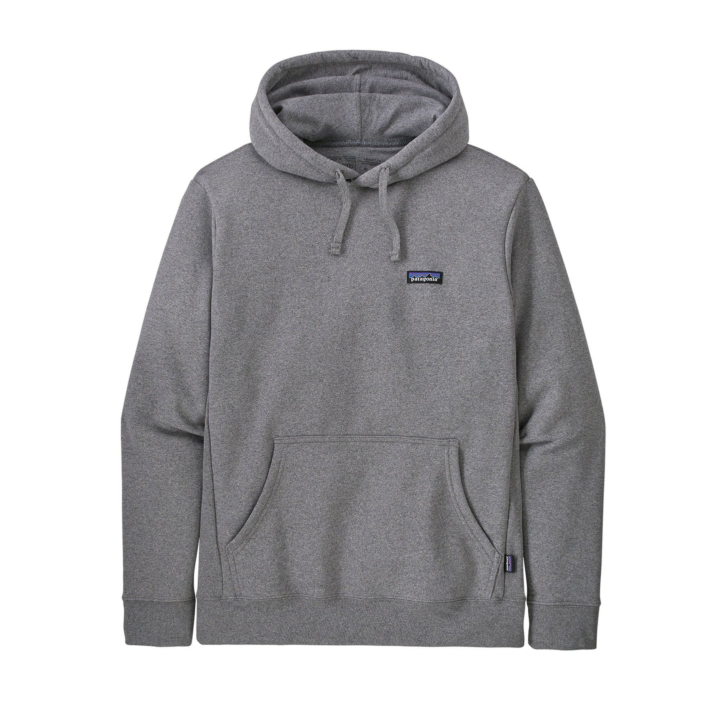 Sweat à capuche gris en coton bio et matière recyclée - p-6 label uprisal hoody gravel heather