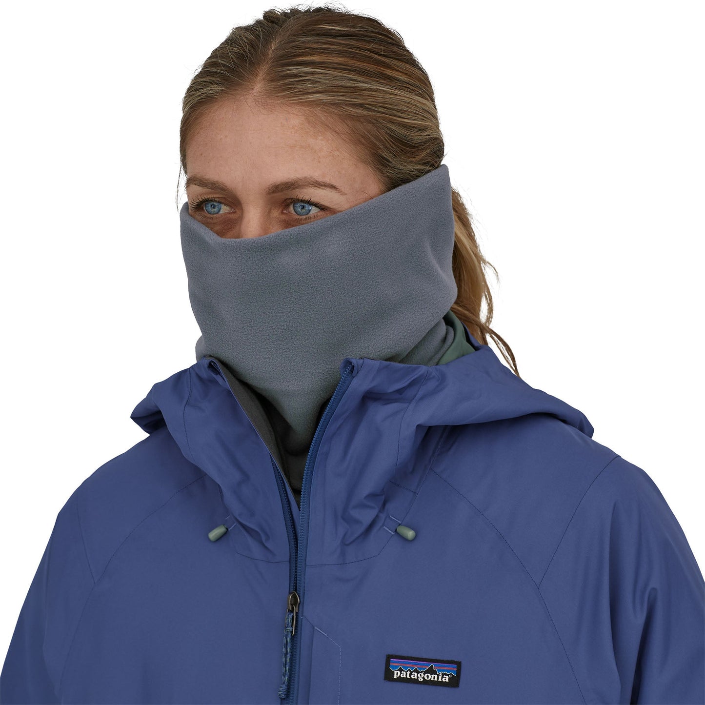 Cache-cou en recyclé | Bleu "micro d gaiter lagom blue"