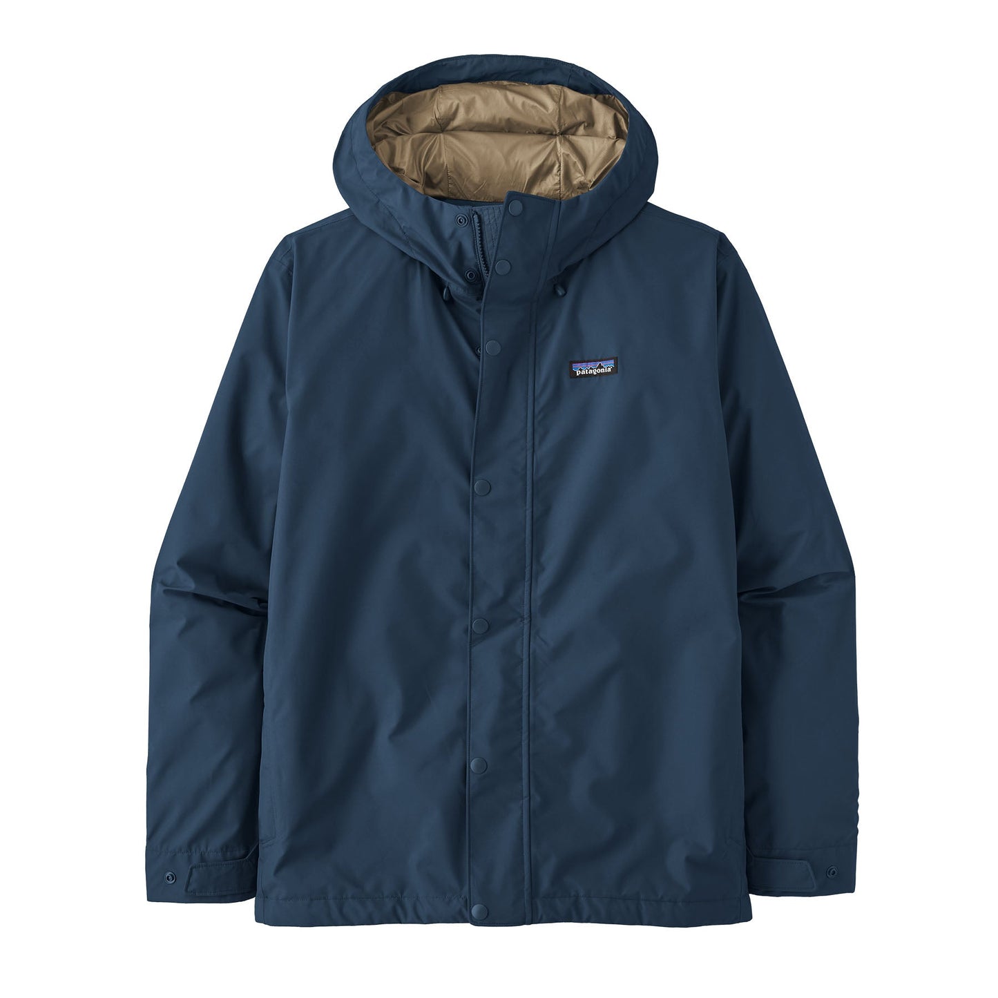 Manteau imperméable en recyclé | Bleu "jackson glacier rain jkt tidepool blue"