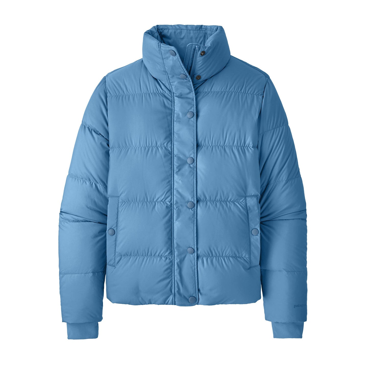 doudoune en recyclé | bleu "w's silent down jkt blue bird"