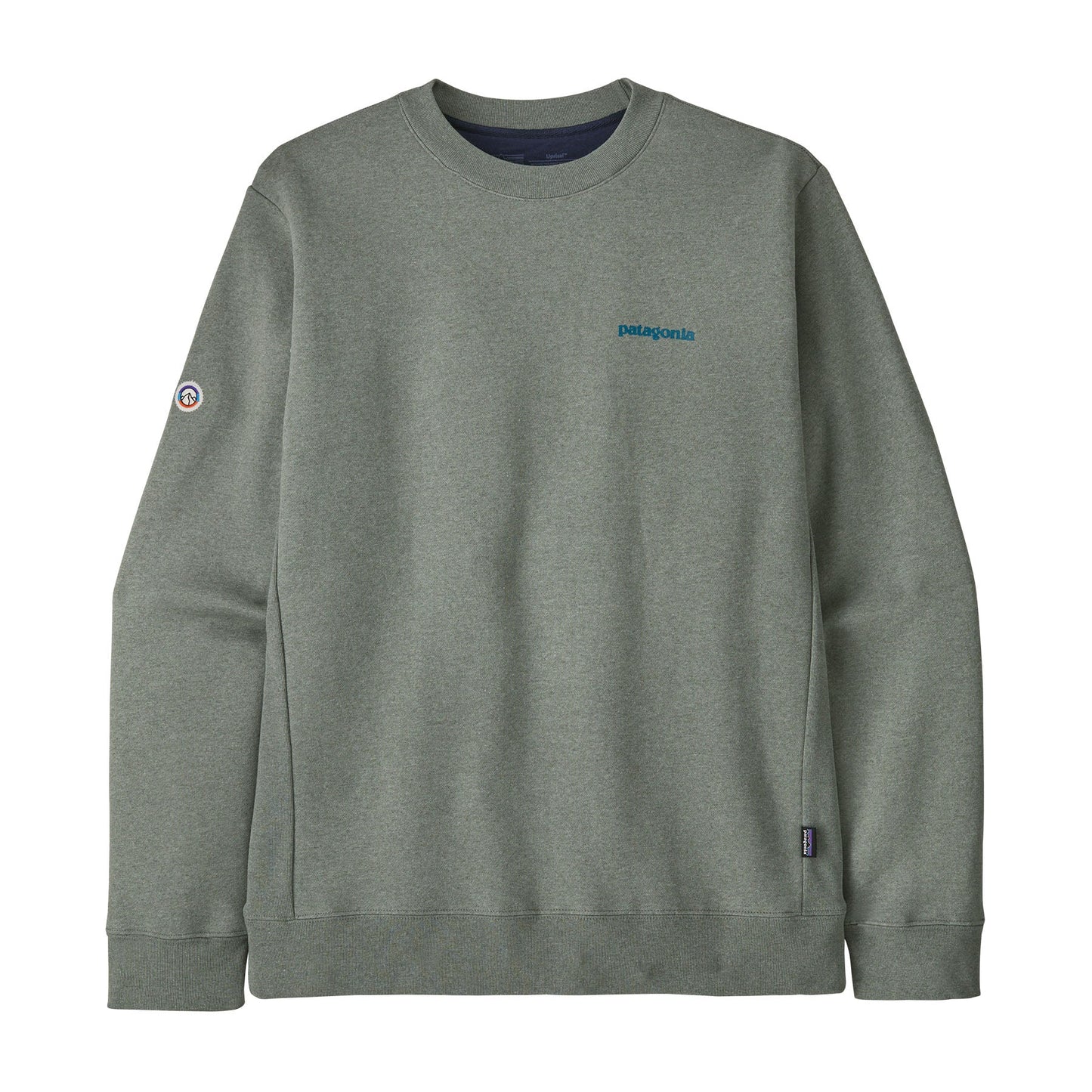 Sweat en matières recyclées | Vert "fitz roy icon uprisal sleet green"