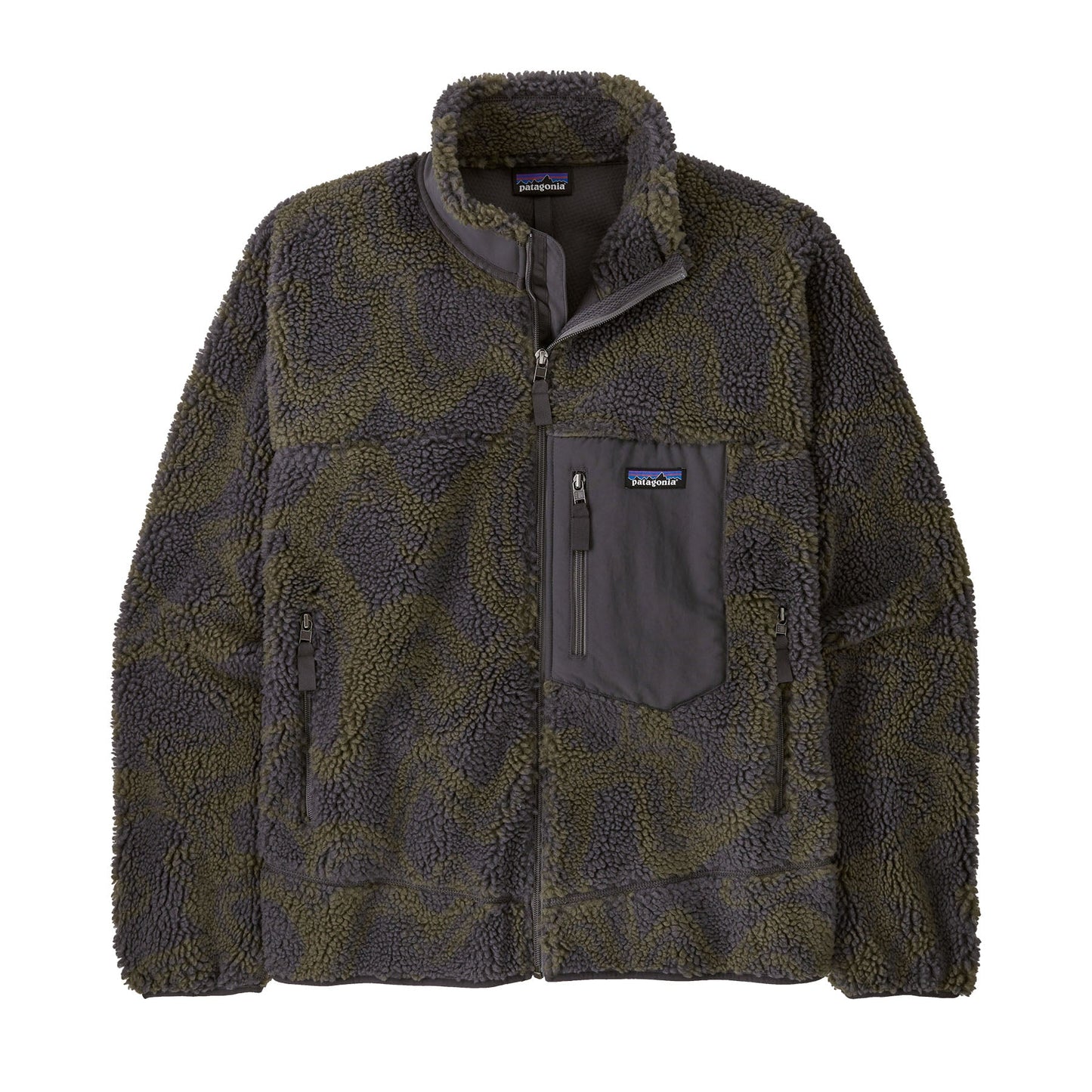 Veste polaire en matière recyclée | multicolore "m's classic retro x jkt currents forge grey"