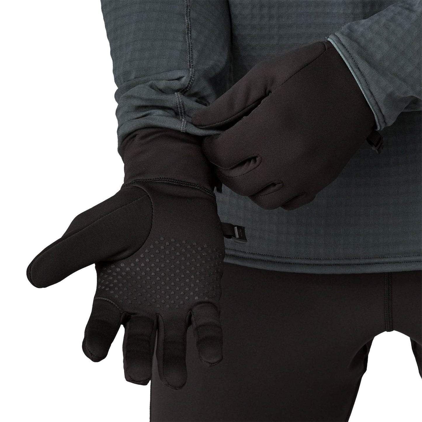 Gants en matière recyclée | noir "r1 daily gloves black"