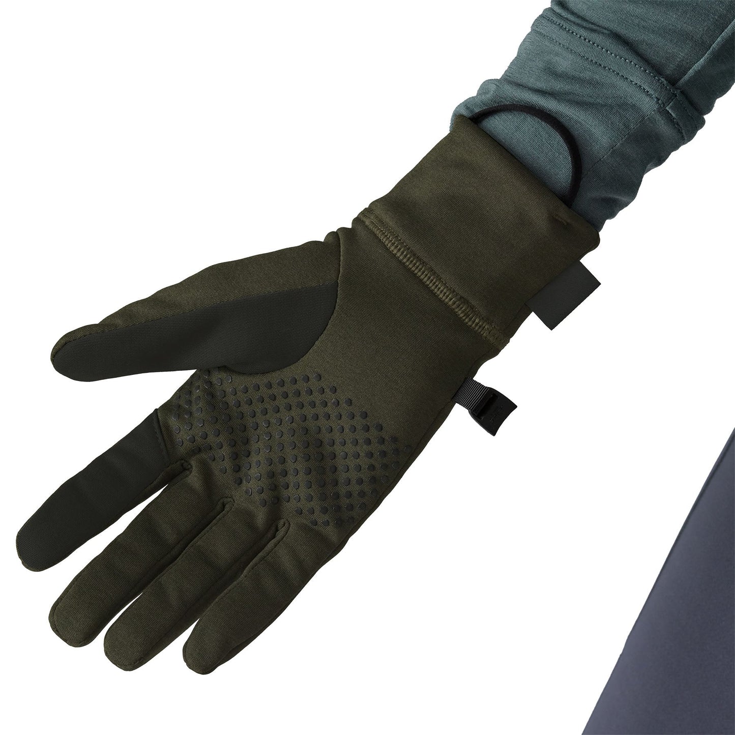 Gants tactiles en matière recyclée | vert "r1 daily gloves pine needle green"