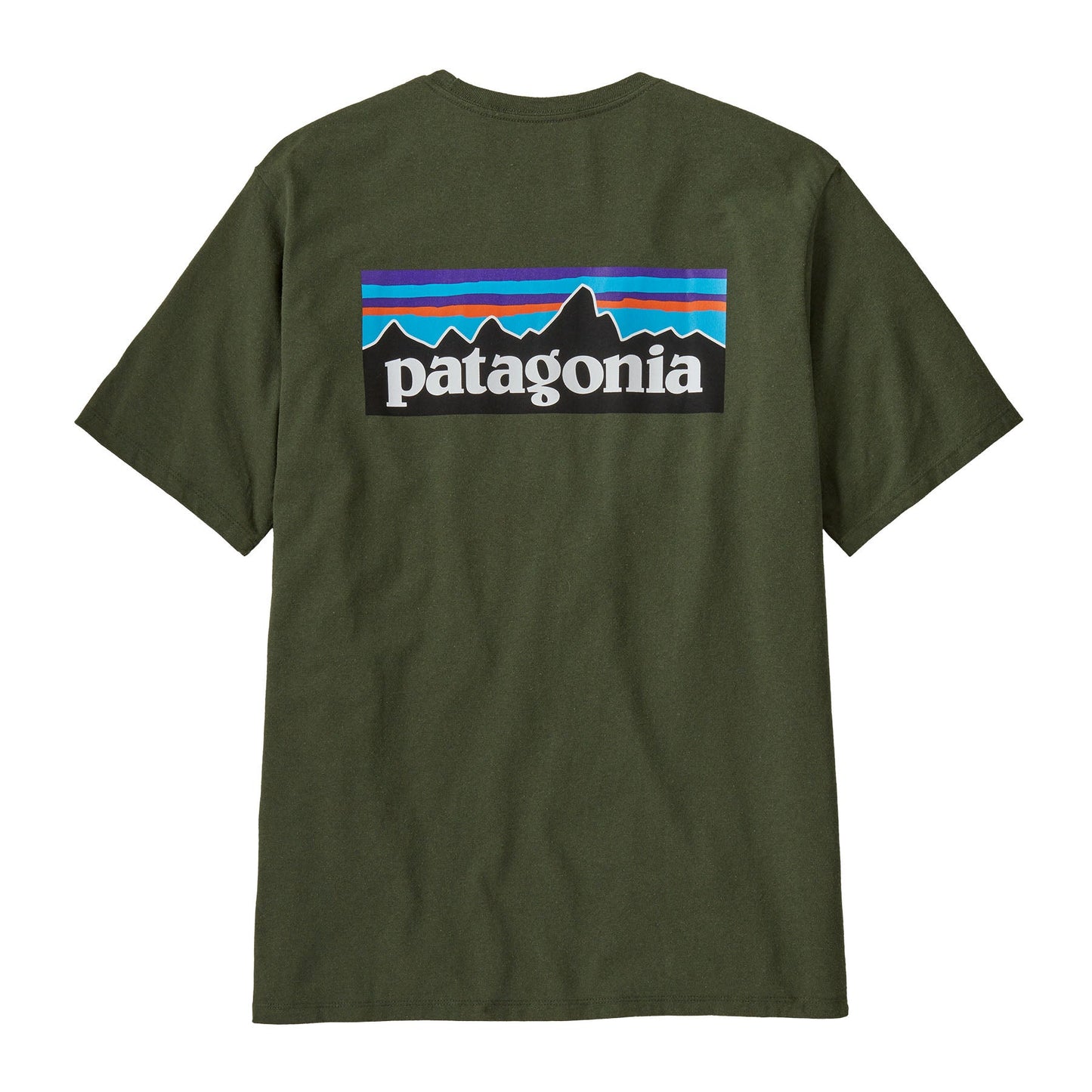 T-shirt en coton bio | vert "m's p-6 logo responsibili-tee torrey pine green"