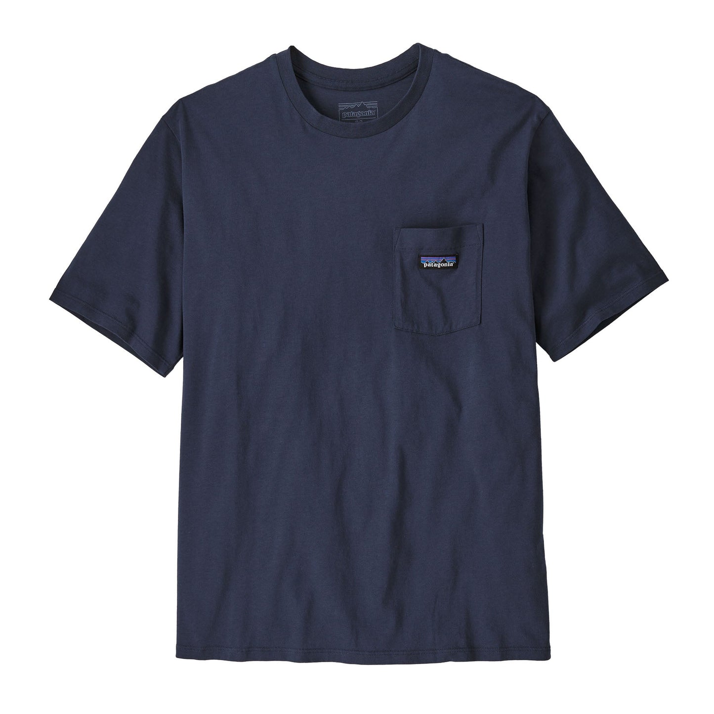 T-shirt à poche en coton bio | marine "daily pocket tee - new navy"