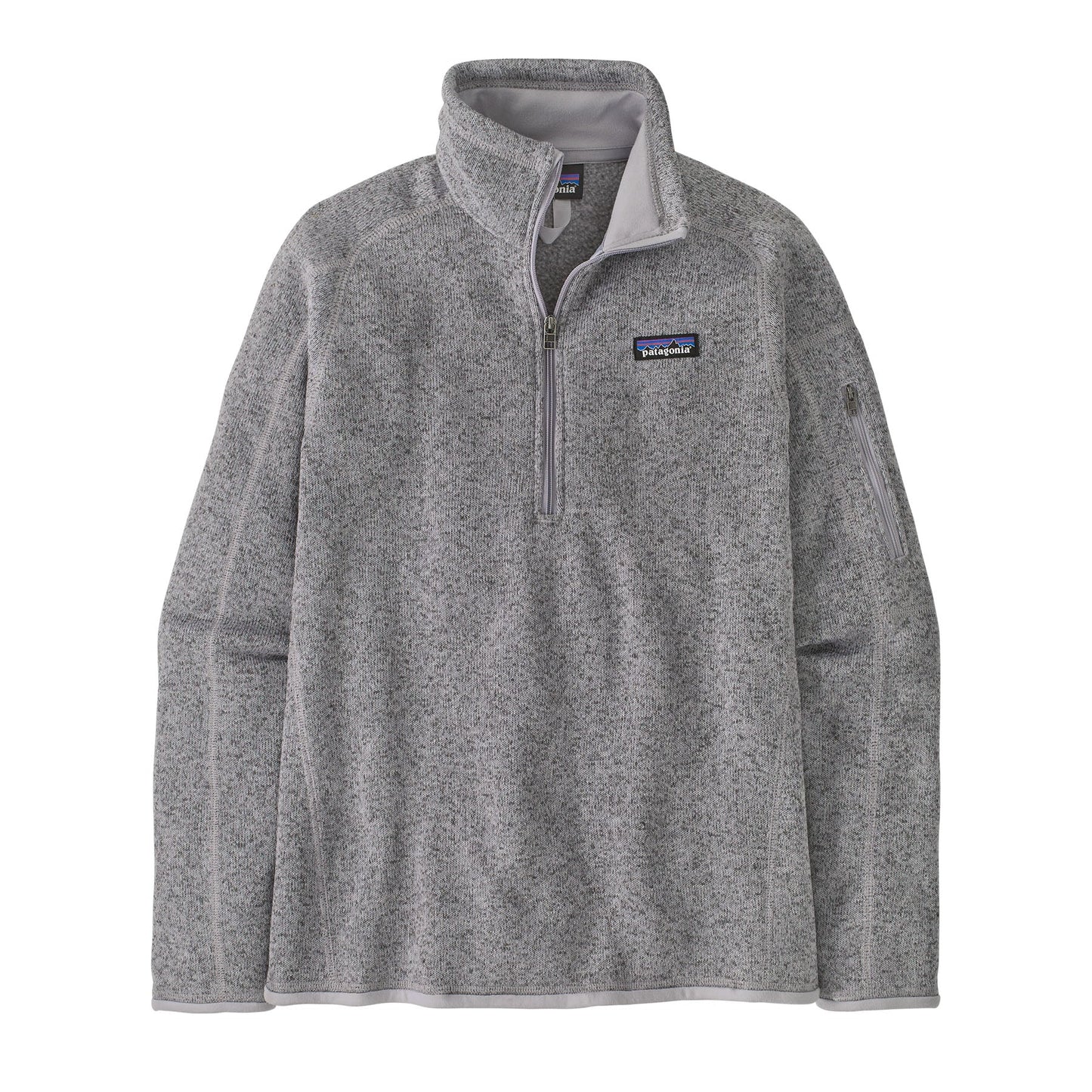 Polaire zippée en polyester recyclé | gris "better sweater 1/4 zip - pmfp"