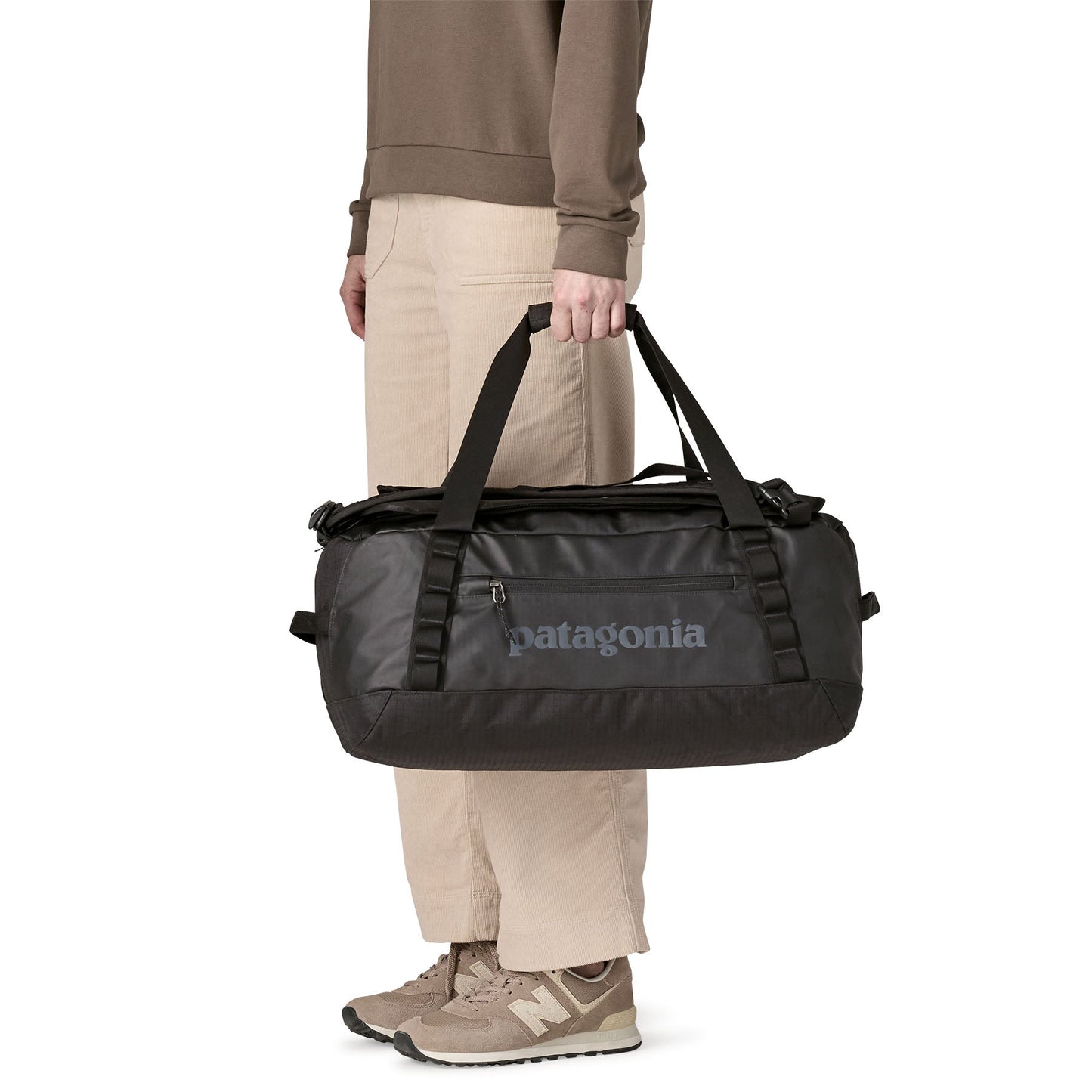 Sac de voyage 40L en nylon recyclé | noir "black hole duffel 40l - bob"