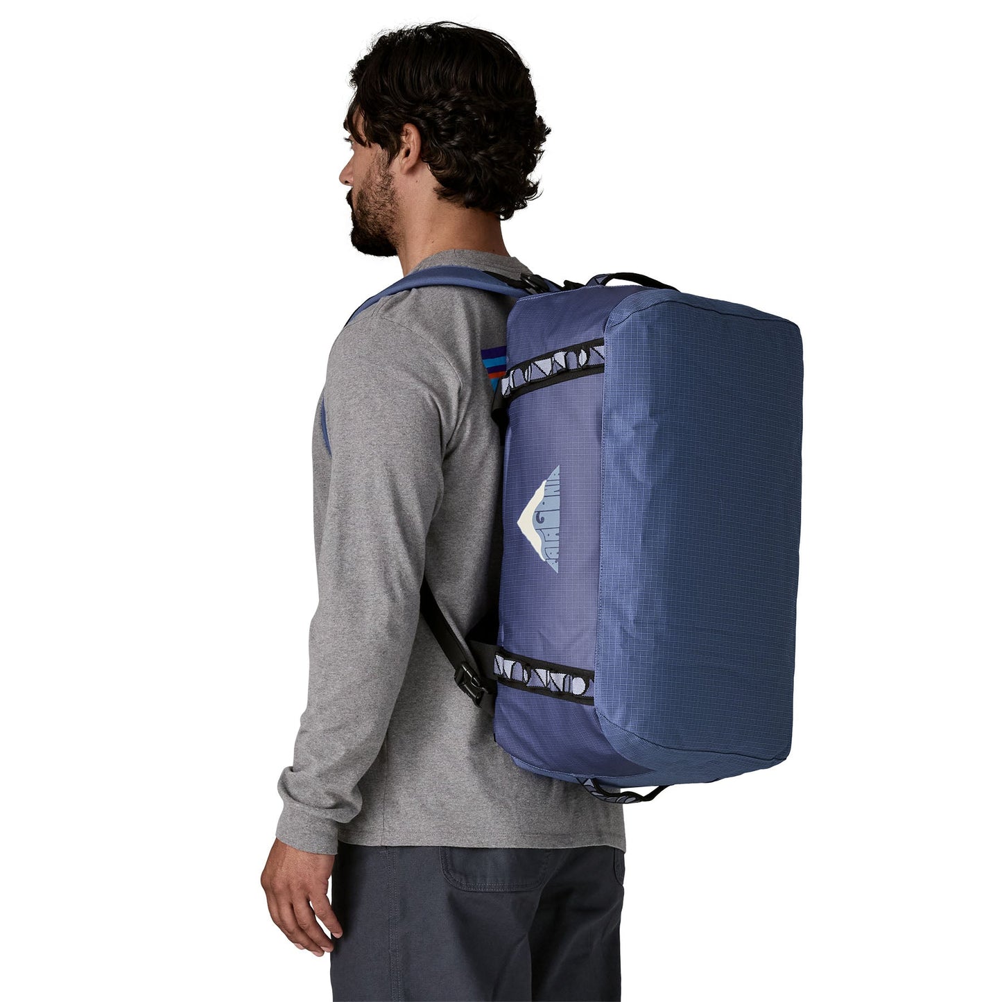 Sac de voyage 40L en nylon recyclé | bleu "black hole duffel 40l - cubl"