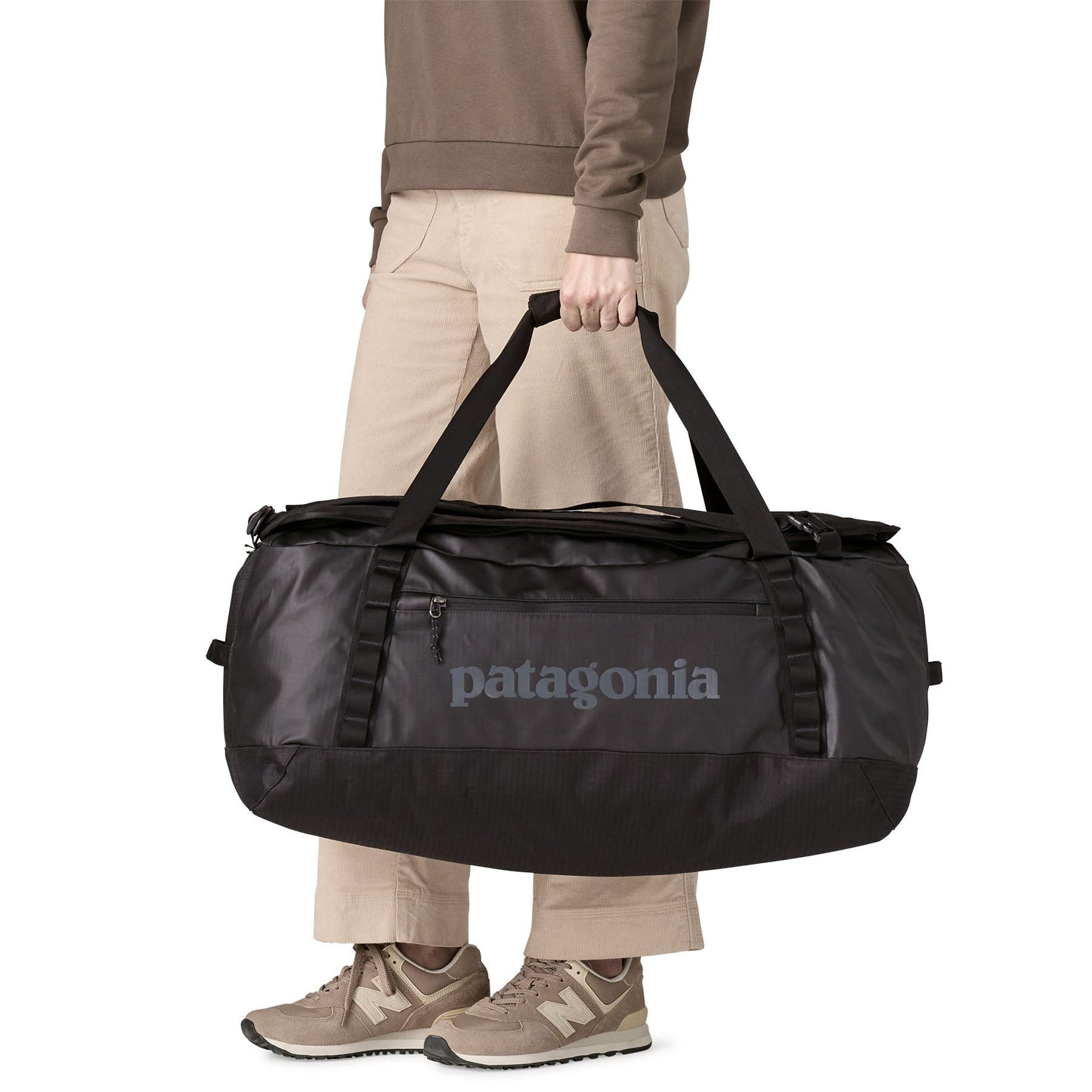 Sac de voyage 70L en nylon recyclé | noir "black hole duffel 70l - bob"