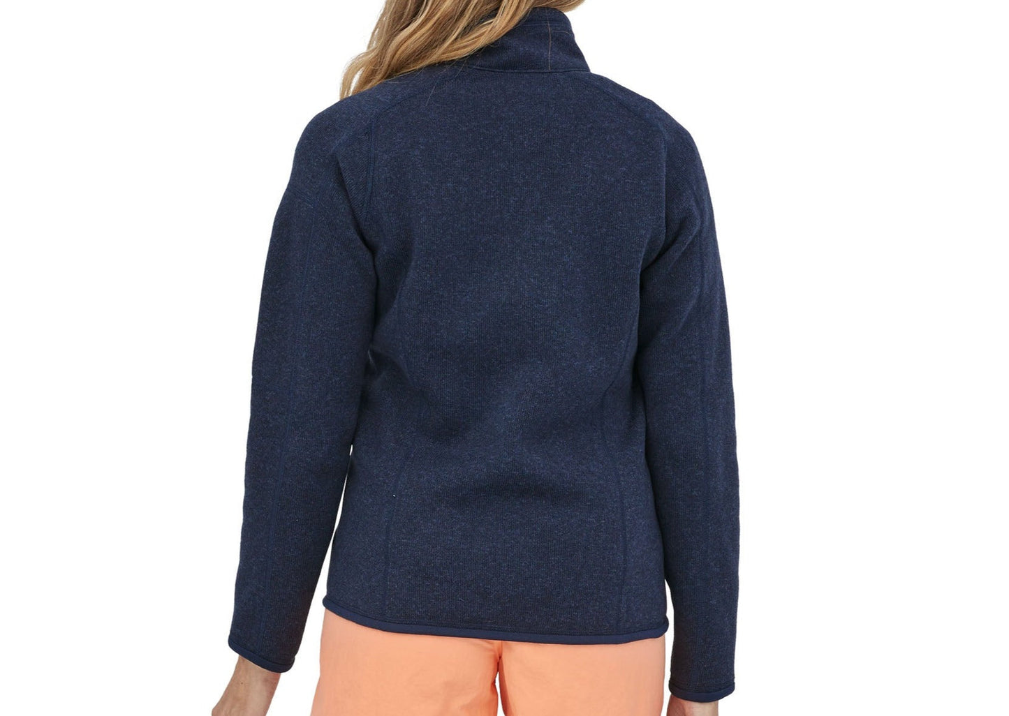 Polaire zippée en polyester recyclé | bleu "w's better sweater 1/4 zip new navy"