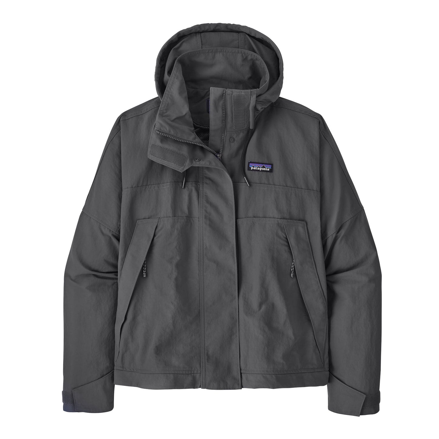 Coupe-vent en matières recyclées | noir "skysail jkt - ink black"