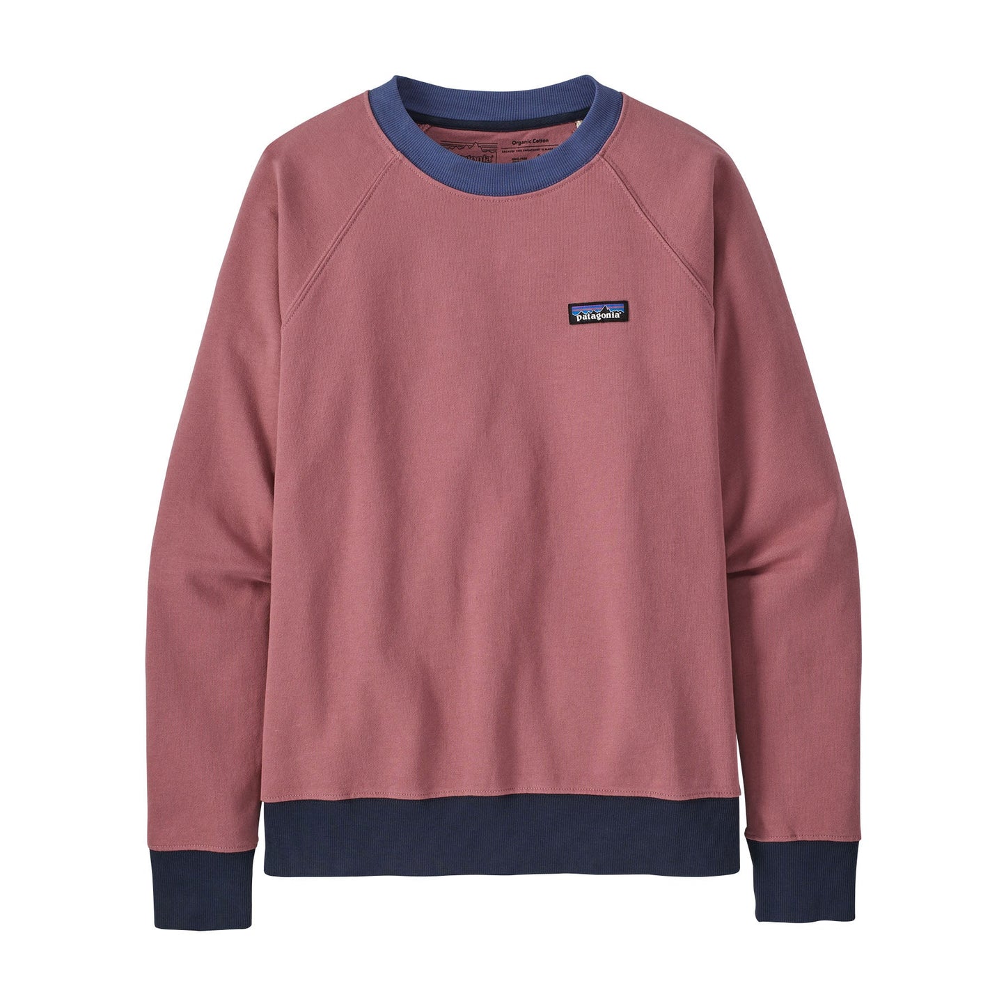 Sweat rose en coton bio - p-6 label star pink