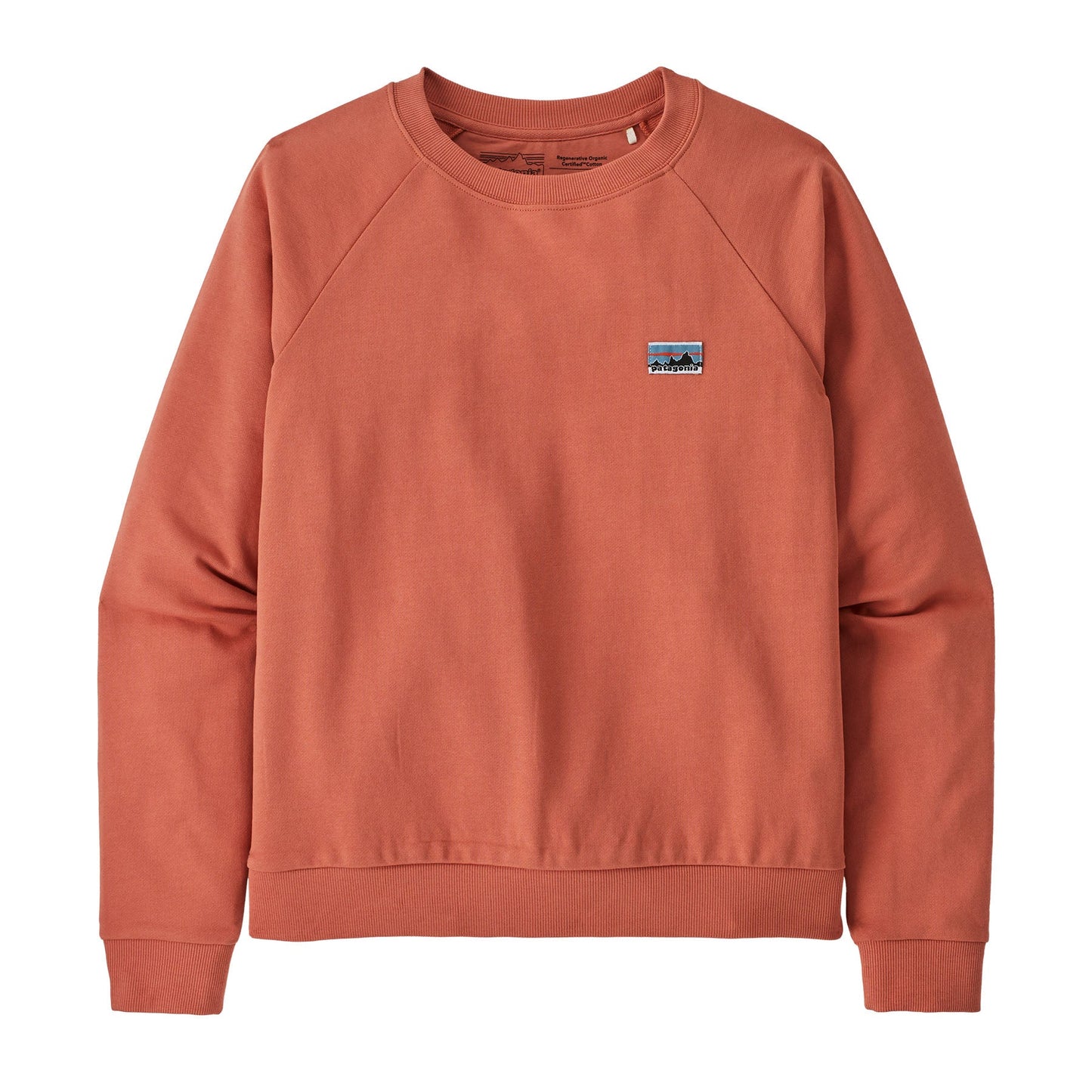Sweat orange en coton bio - regenerative cotton essential quartz coral