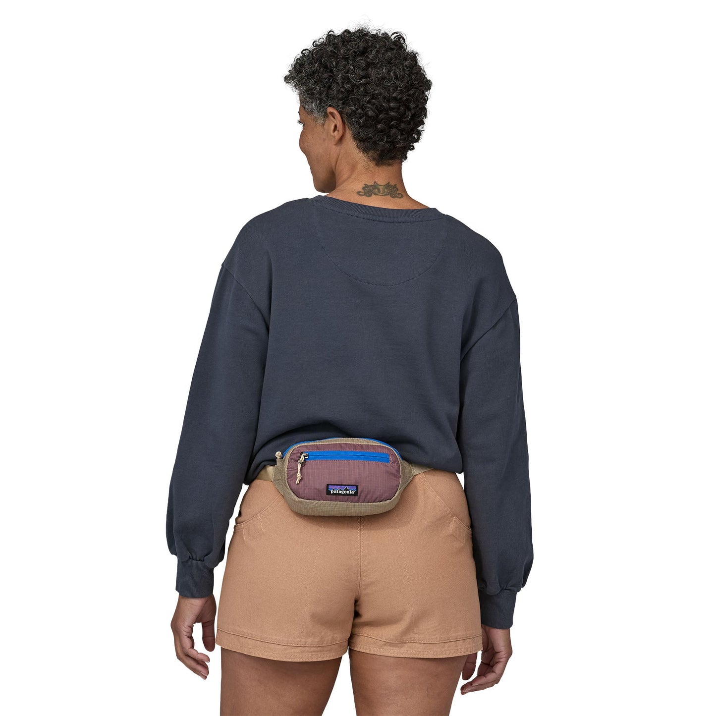 Banane multicolore en recyclé | "ultralight mini hip husk tan"