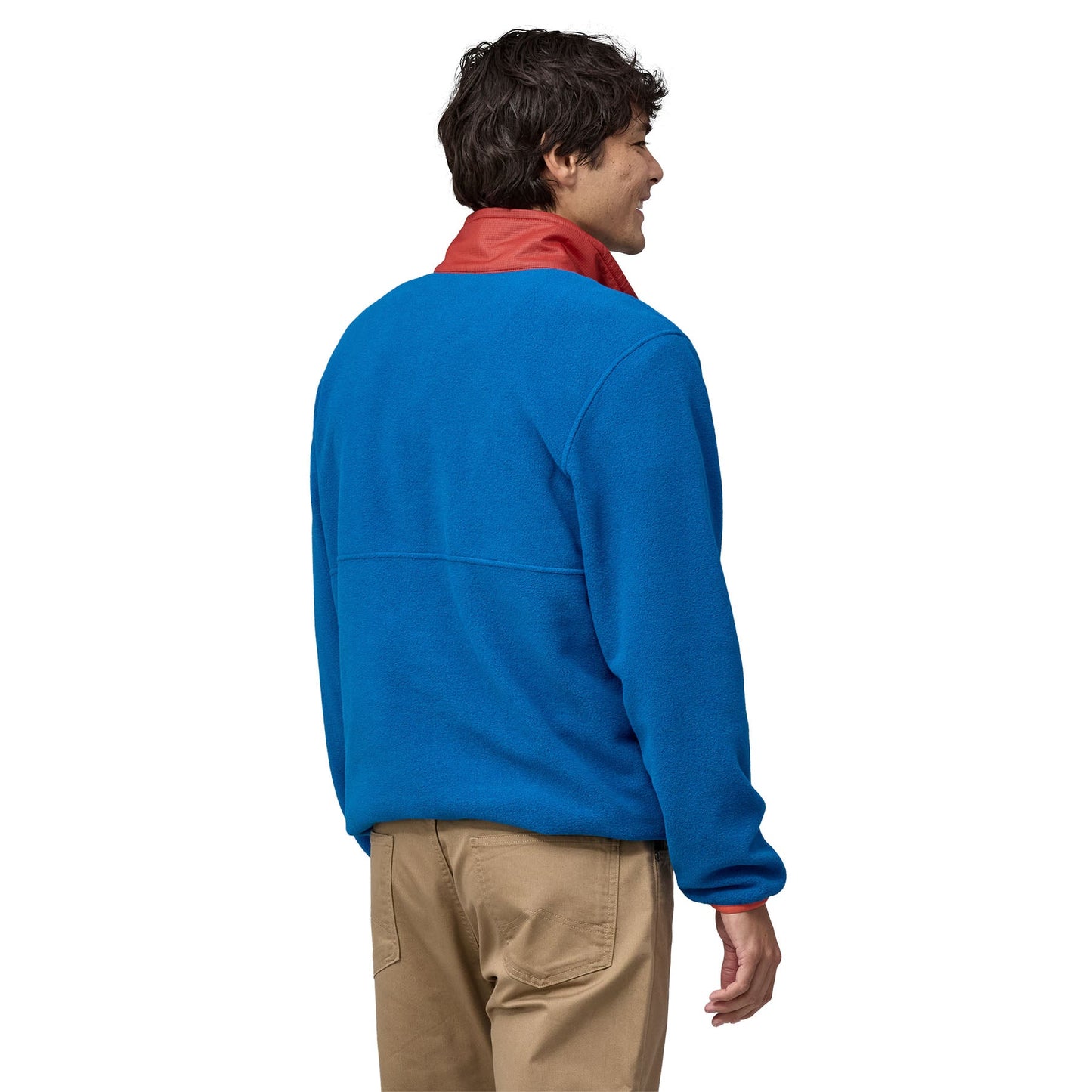 Polaire col zippé en recyclé | Bicolore "microdini 1/2 zip p/o endless blue"