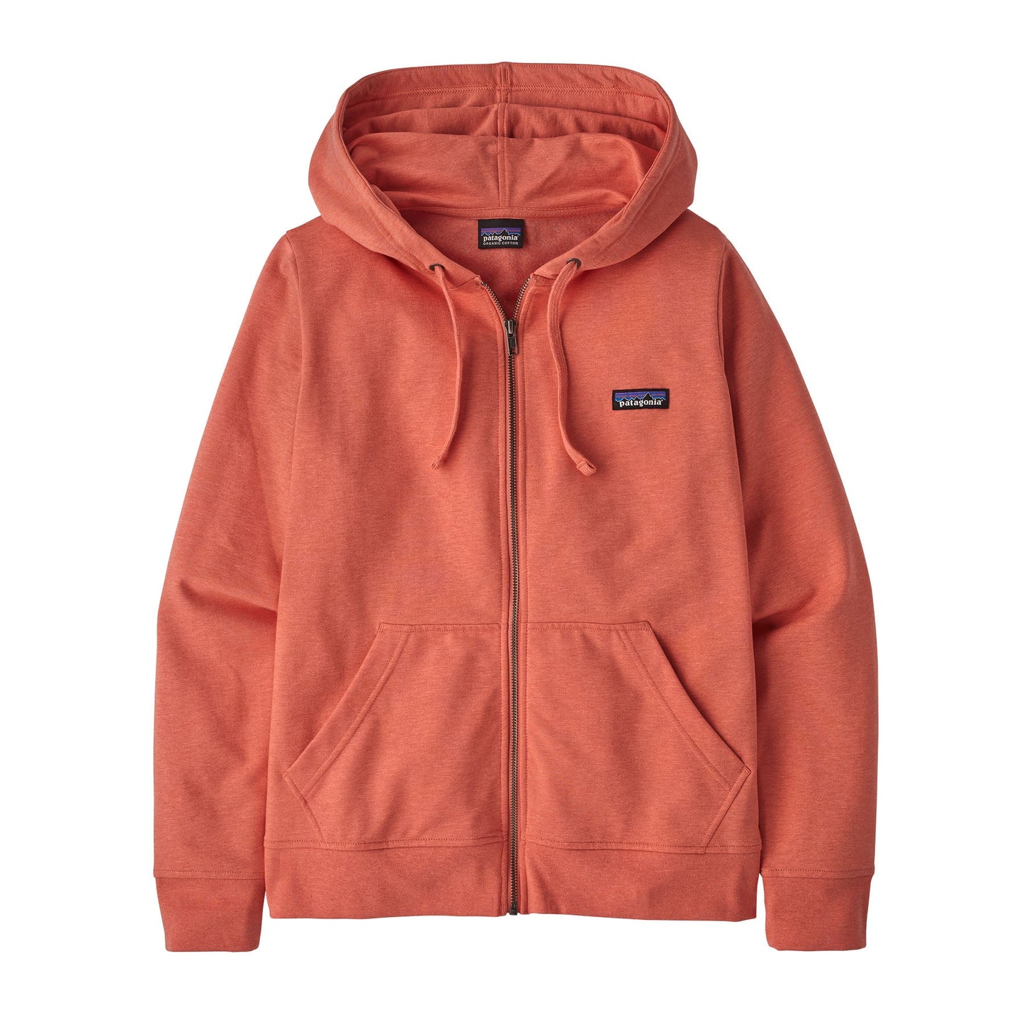 Sweat à capuche en coton en conversion | Corail "ahnya full-zip hoody coho coral"