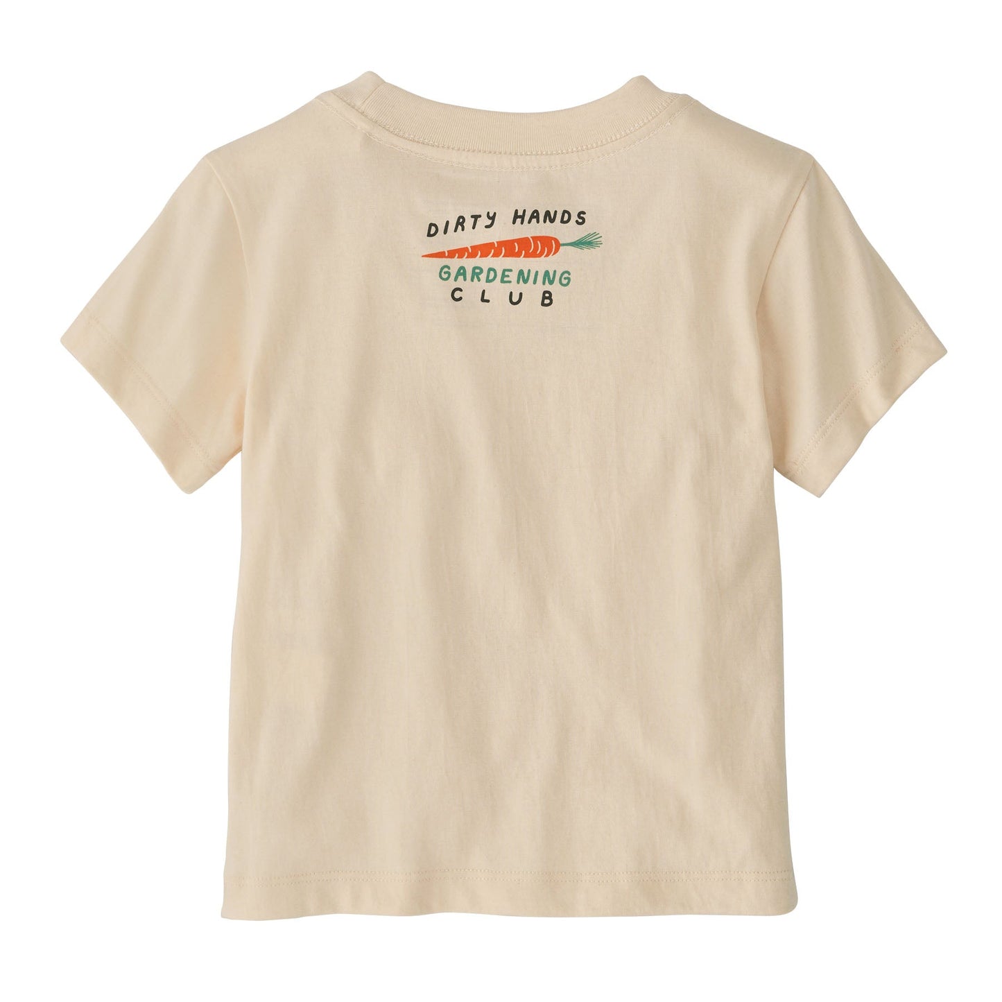 T-shirt en coton en conversion | Écru à motifs imprimés "t-shirt farm snacks undyed natural"