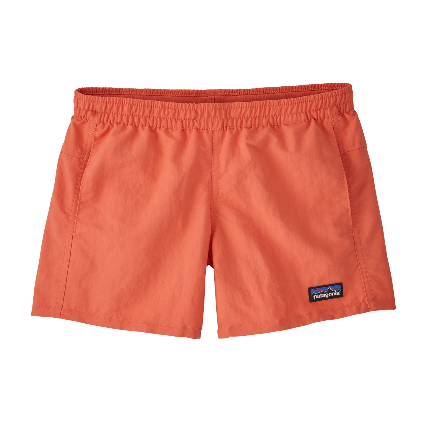 Short en matière recyclée | Corail "baggies shorts unlined coho coral"