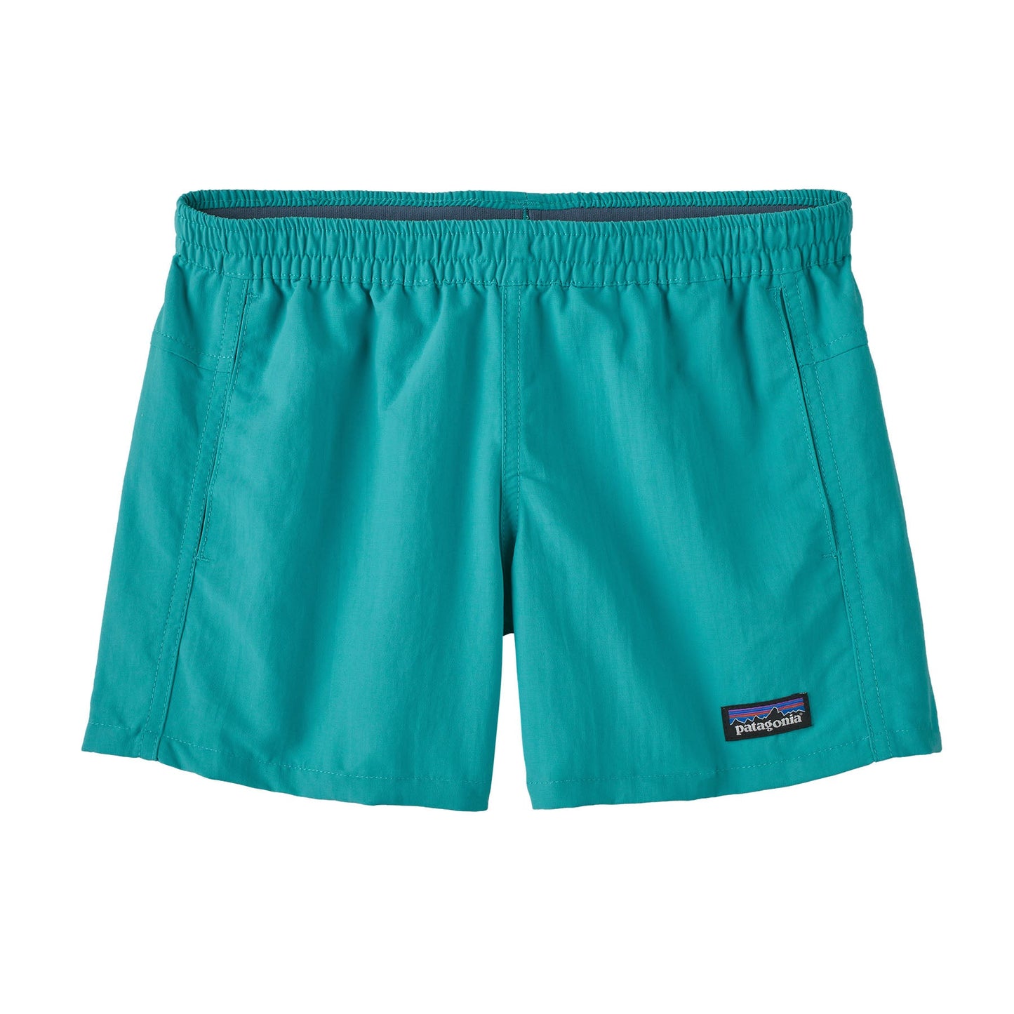 Short en matière recyclée | Turquoise "baggies shorts unlined subtidal blue"
