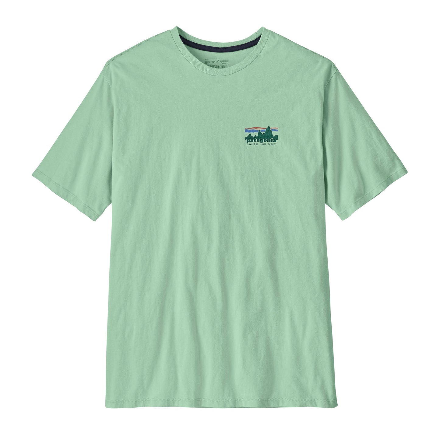 T-shirt en coton bio | vert "73 skyline organic t-shirt - rinsed green"