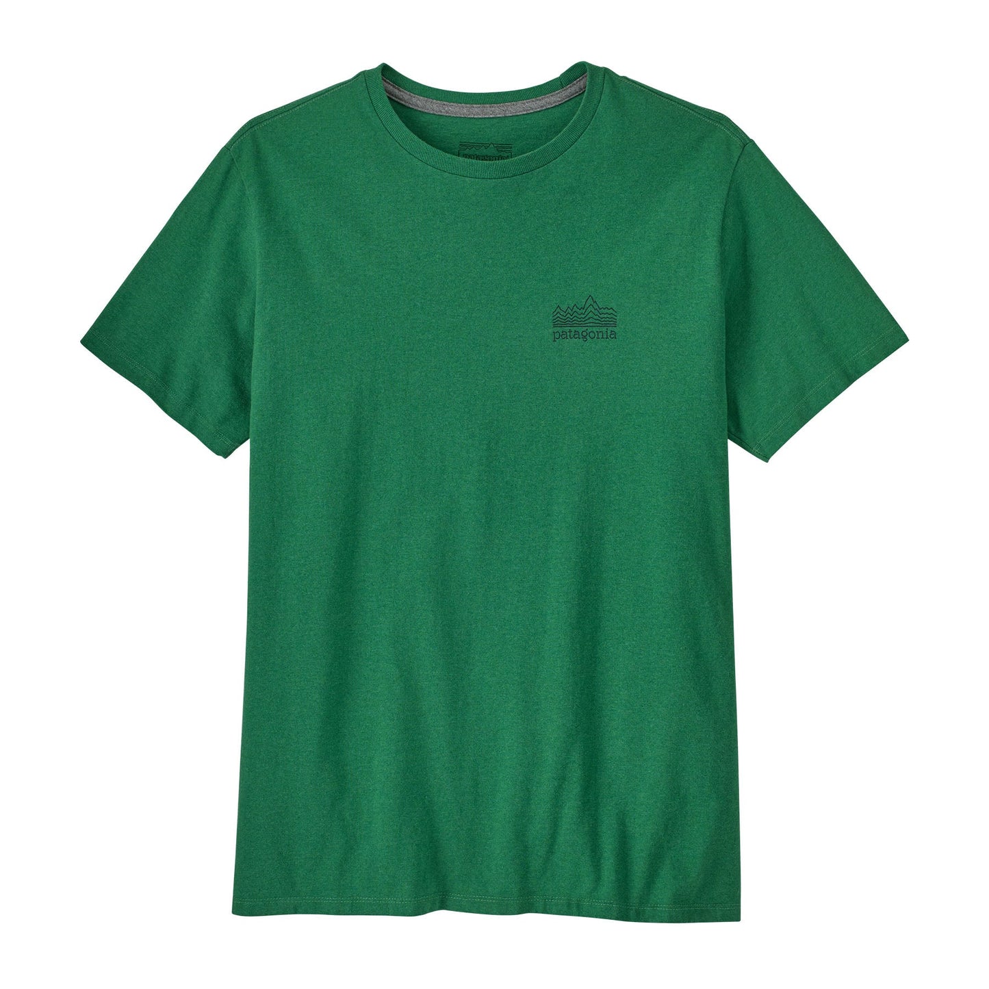 T-shirt imprimé en matières recyclées | vert "strataspire responsibili-tee - heartleaf green"