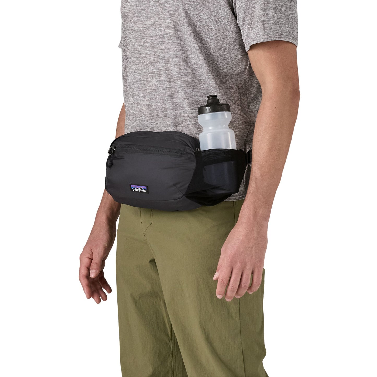 Banane en matières recyclées | noir "terravia hip pack - black"