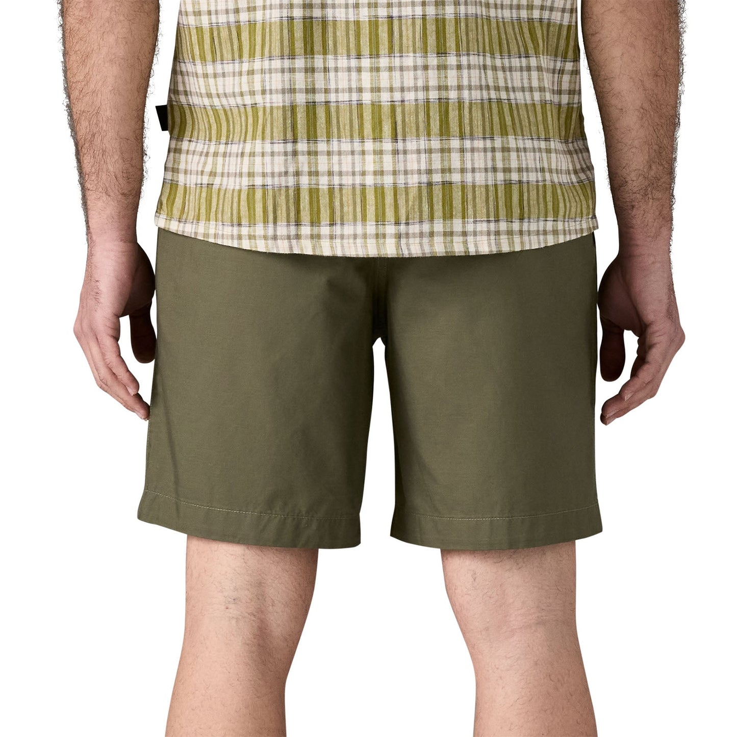 Short en coton bio et chanvre | vert "all-wear hemp shorts - 8 in. - basin green"