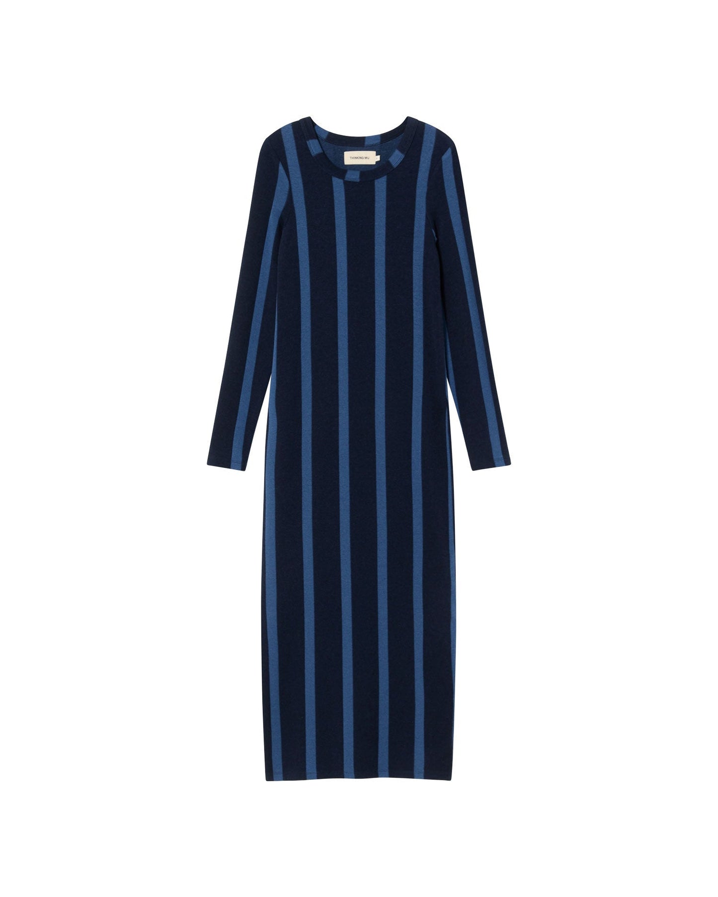 Robe en matières recyclées | bleu "navy dark heritage gina dress"