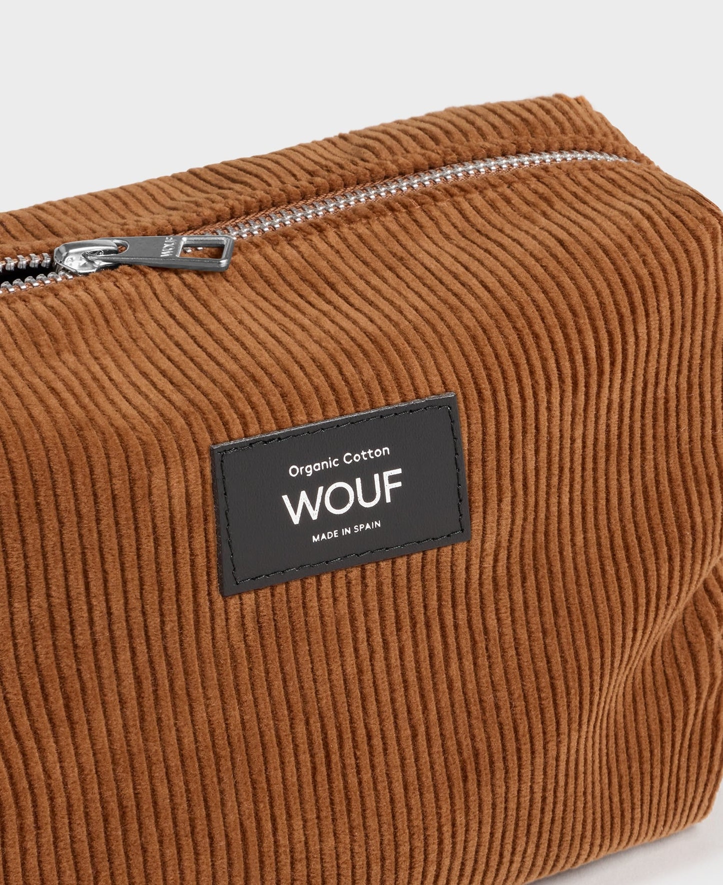 Trousse de toilette en coton bio | "caramel toiletry bag"