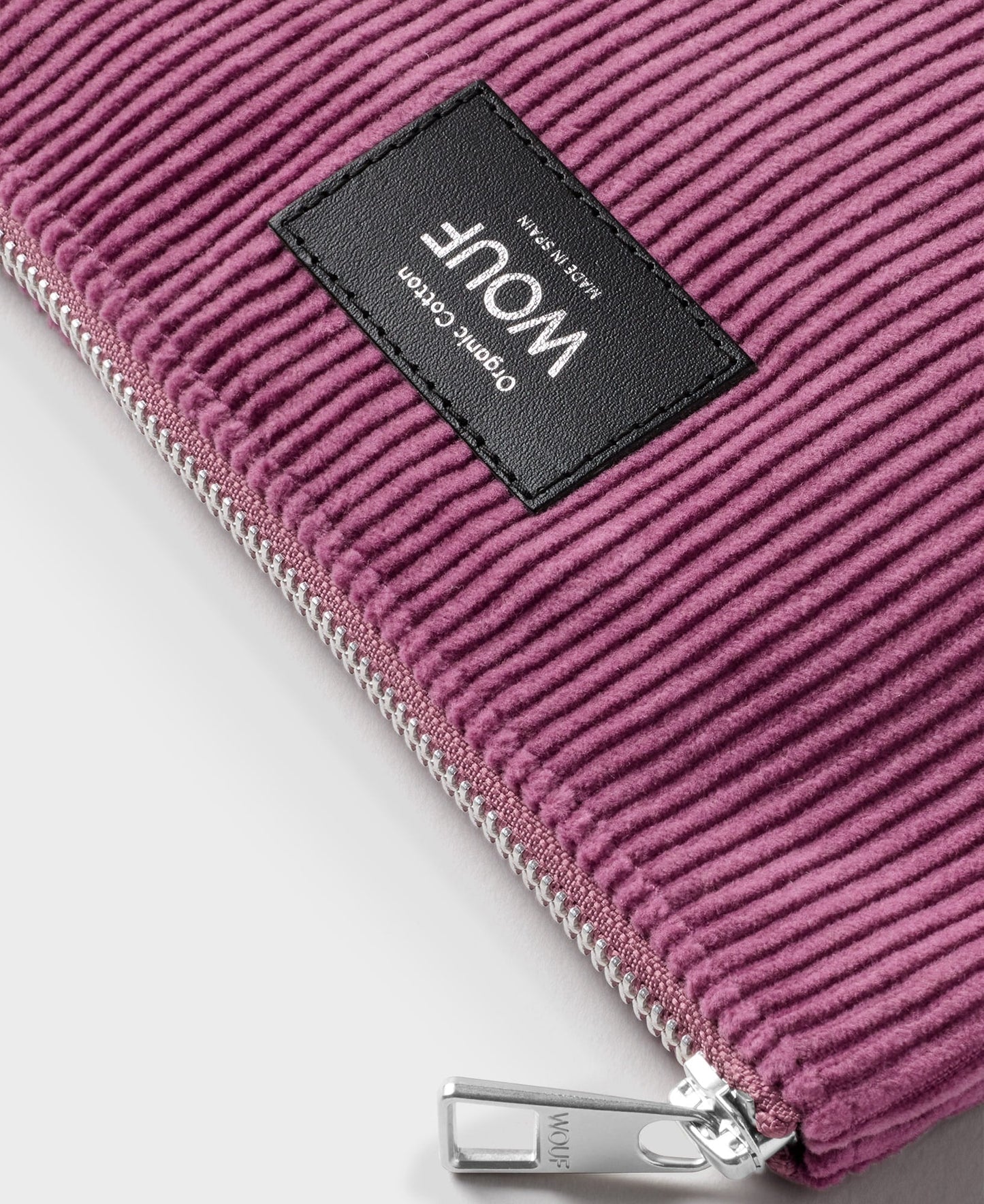 Pochette en coton bio | "mauve pouch"