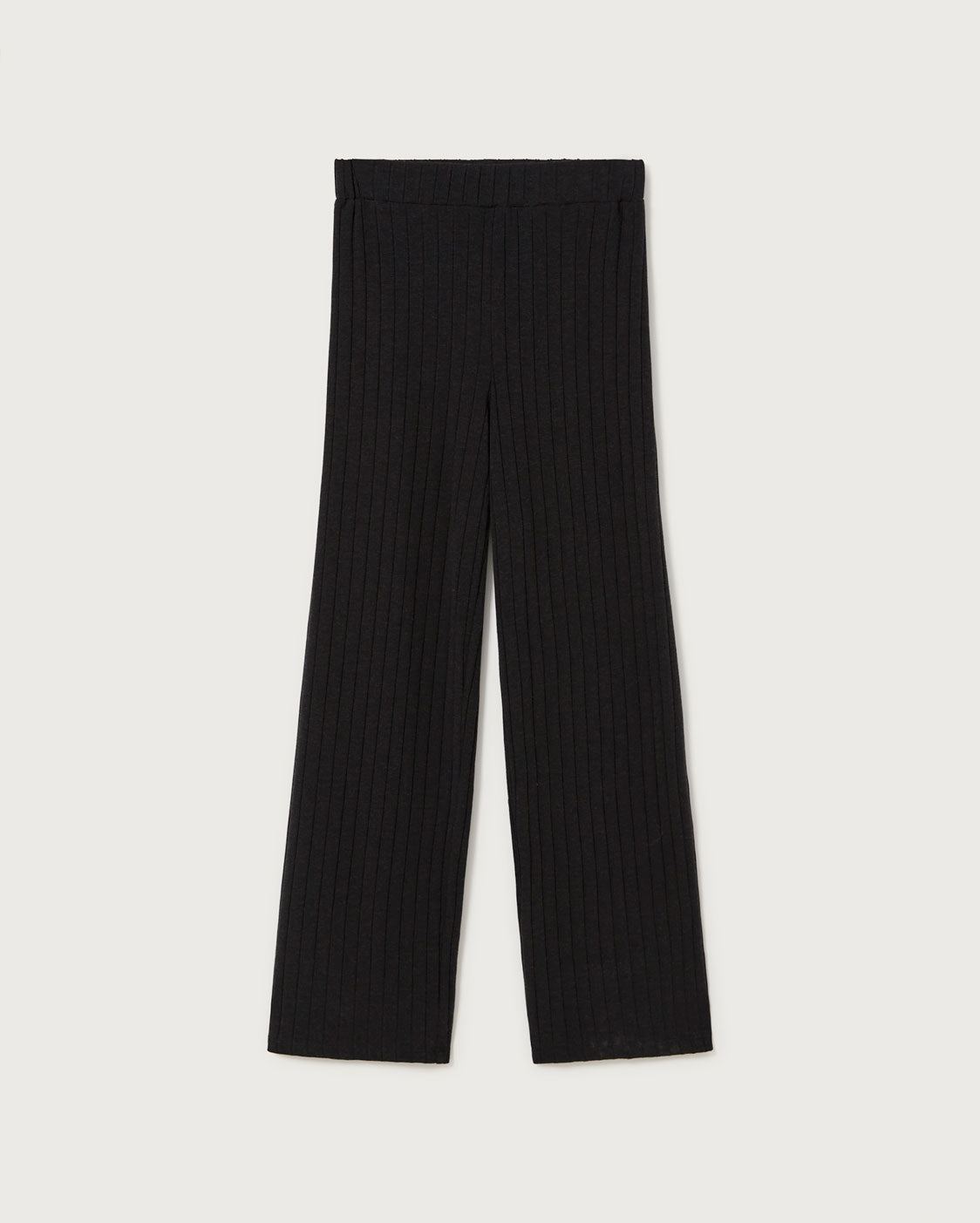 Pantalon ample en tencel et recyclé | noir "black trash dalia pants"