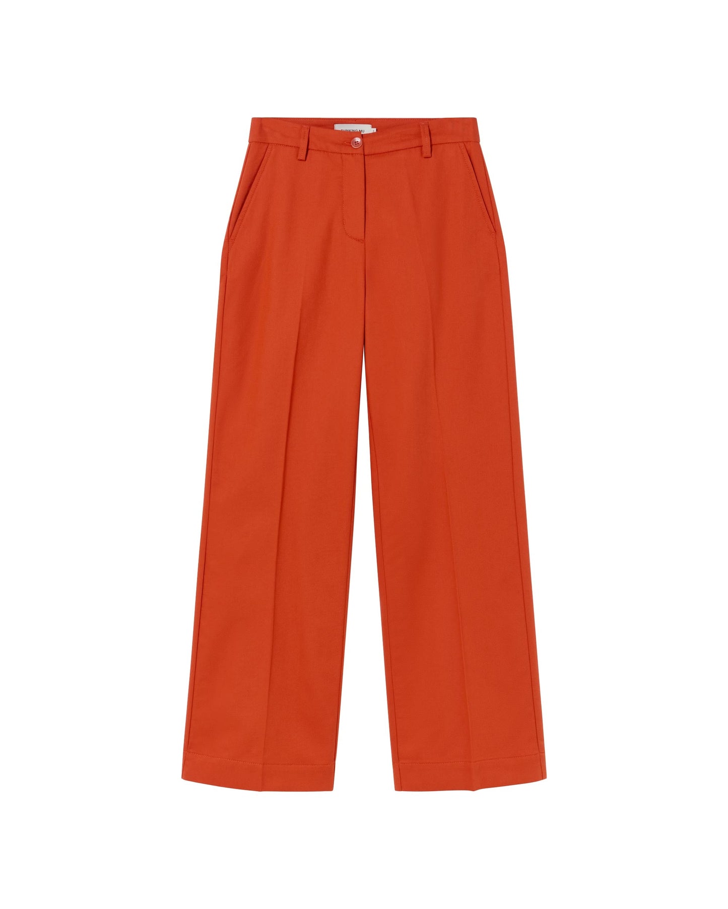 Pantalon ample en coton bio | Orange "pumpkin hermione pants"