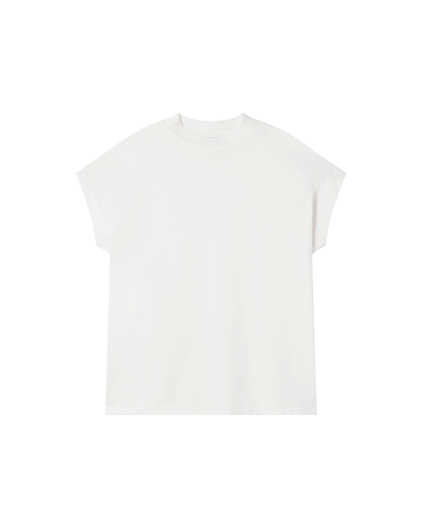 T-shirt manches courtes en coton bio | blanc "Volta"