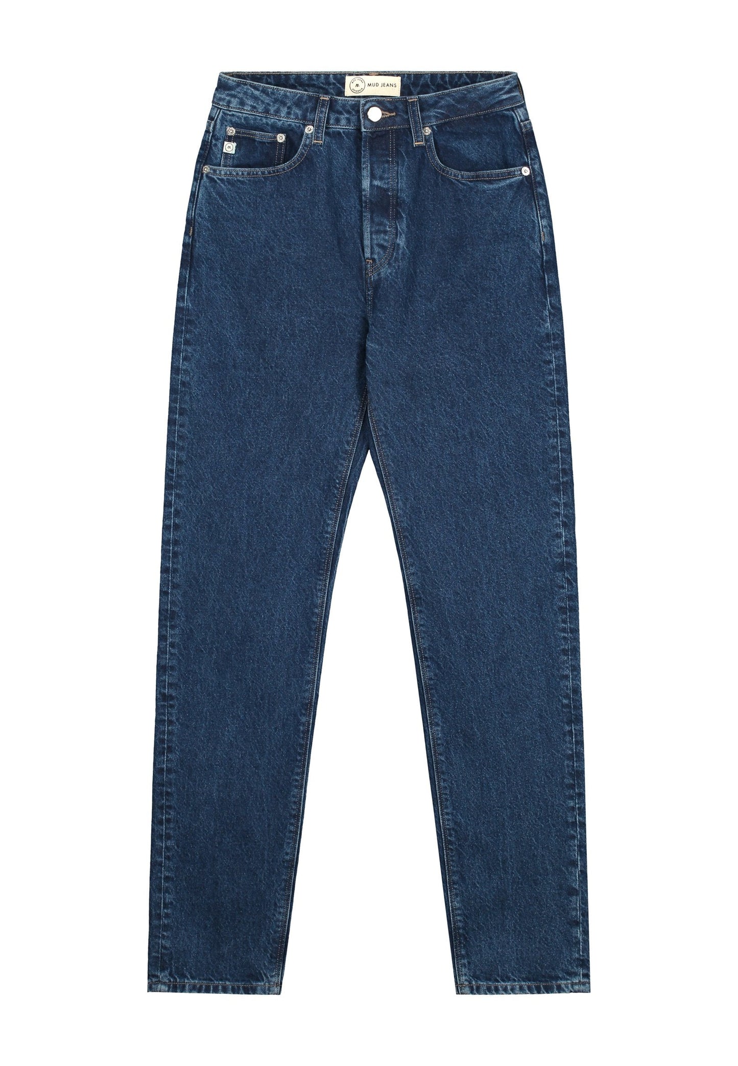 Jean droit en coton bio et recyclé - Piper Straight stone indigo