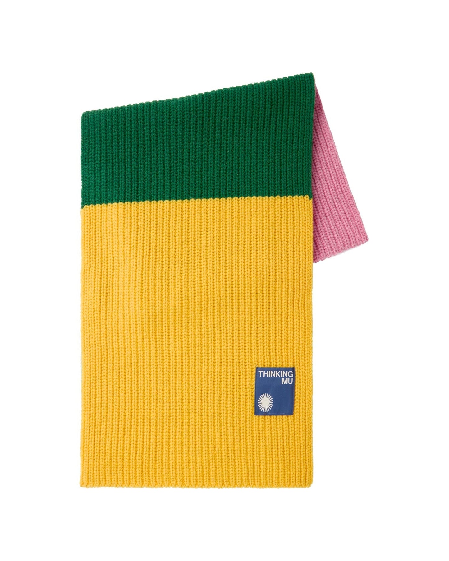 Écharpe en laine certifiée | multicolore "art ghede scarf"