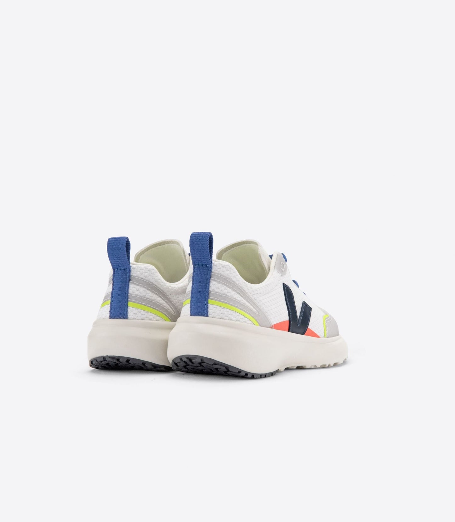 Baskets enfant en polyester recyclé | multicolore "canary elastic laces alveomesh white nautico"