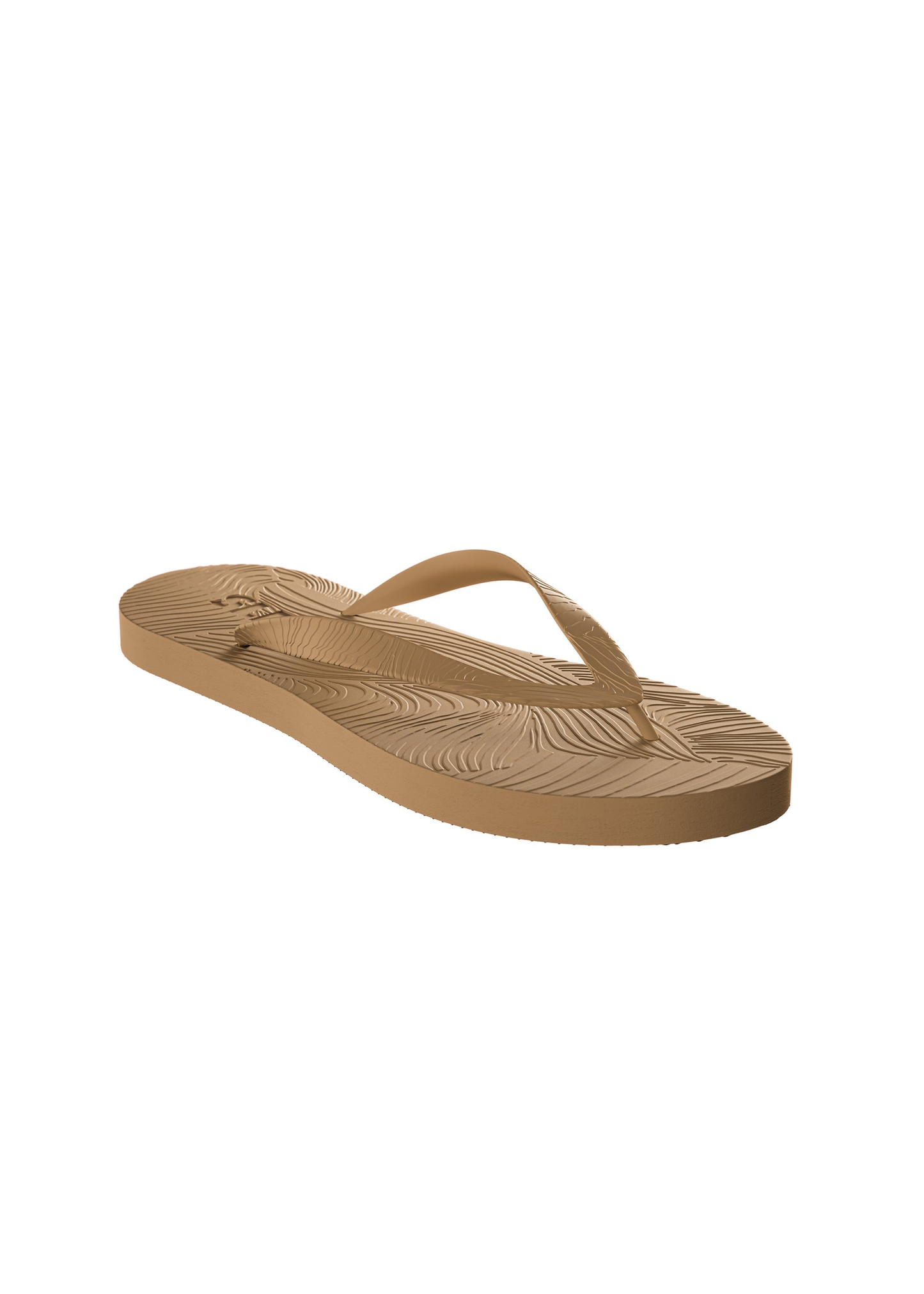 Tongs en caoutchouc naturel | beige "Mens regular sand" | Sand
