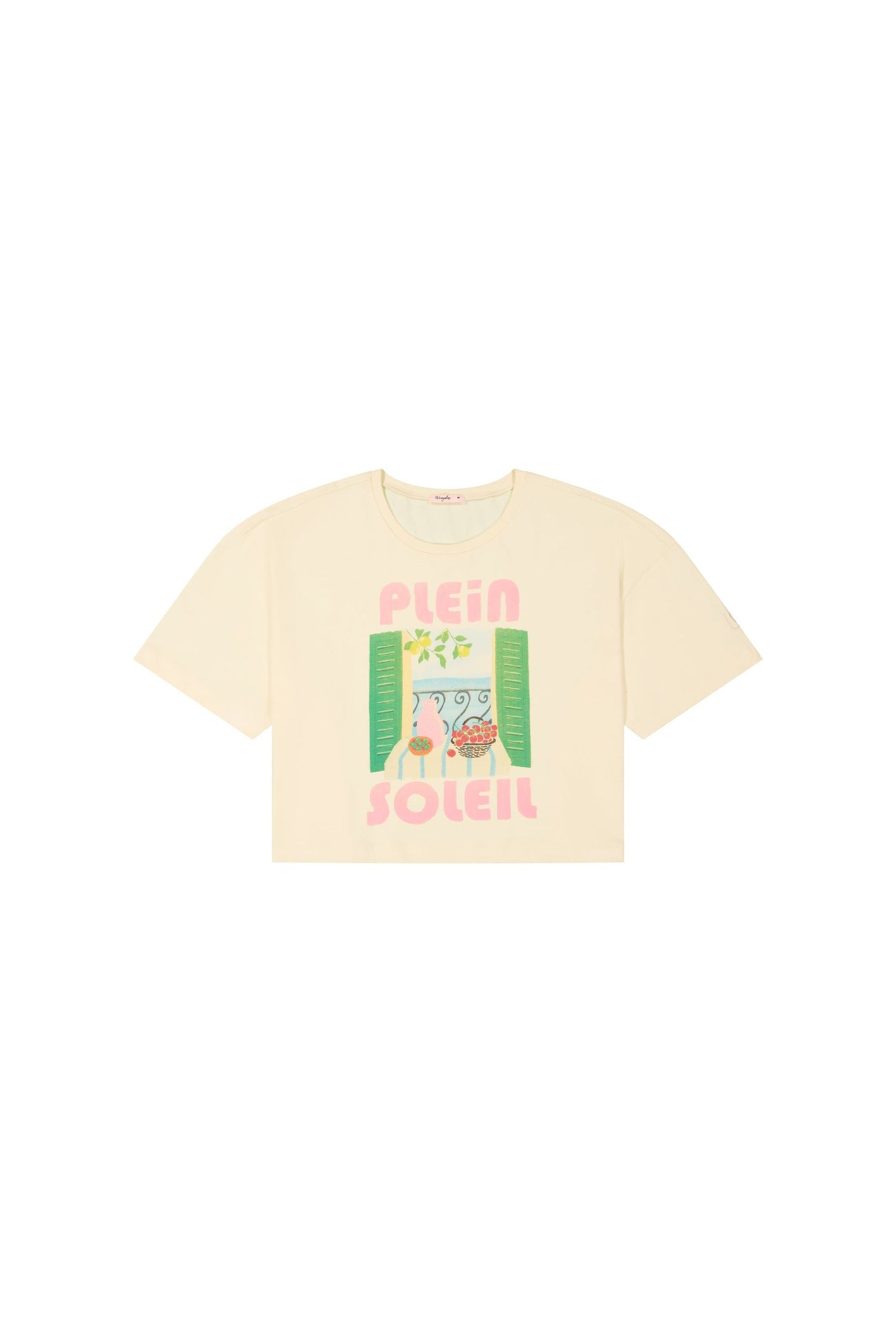 T-shirt coton bio | plein soleil - blanc | Blanc