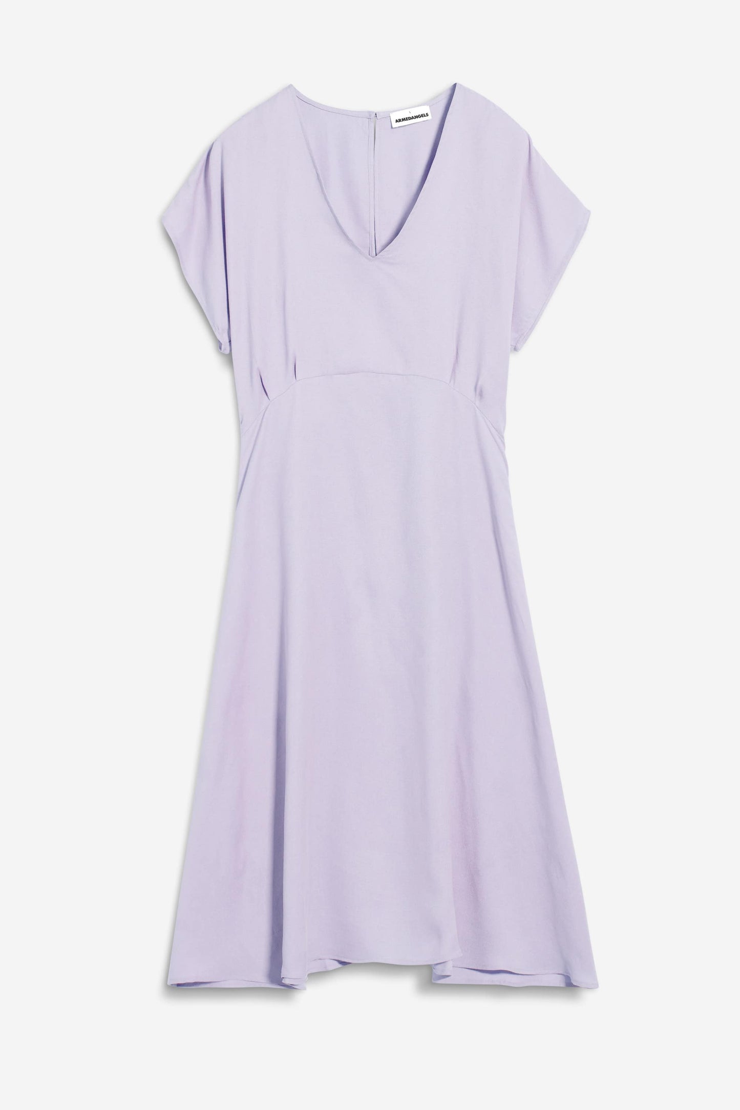 Robe midi en tencel et ecovero | violet "aalbine lavender light"