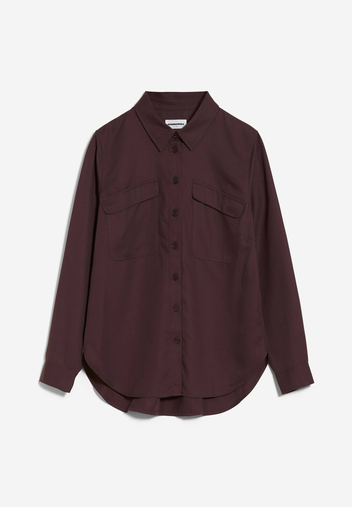 Chemise fluide prune en tencel - aannis fudge