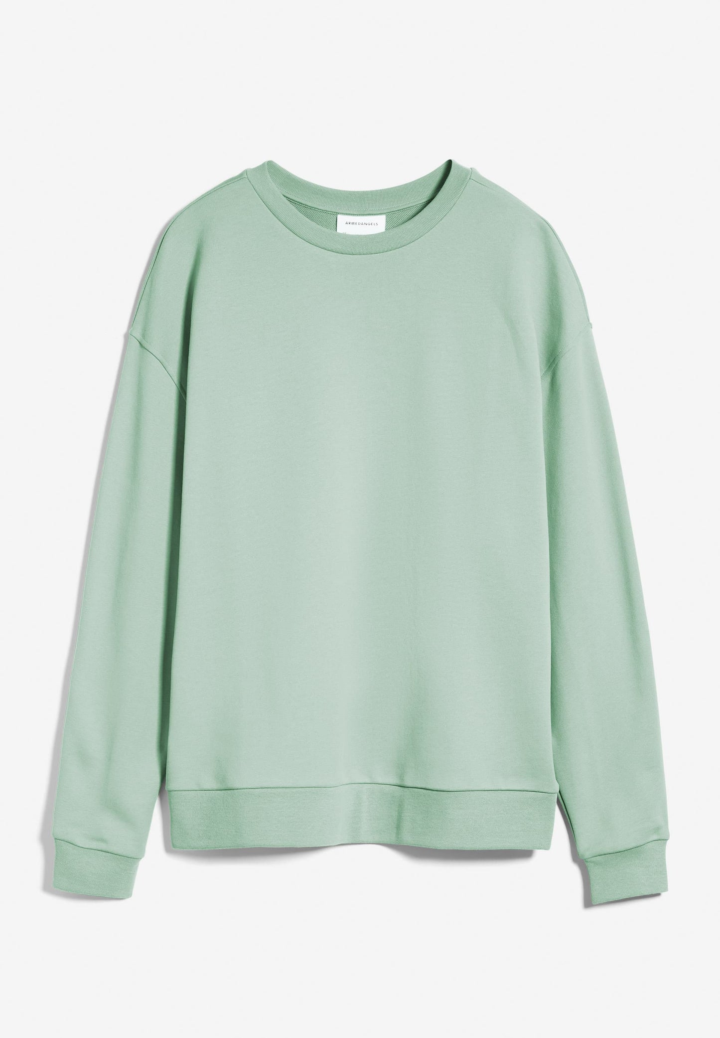 Sweat vert pâle en coton bio - Aarin sage green