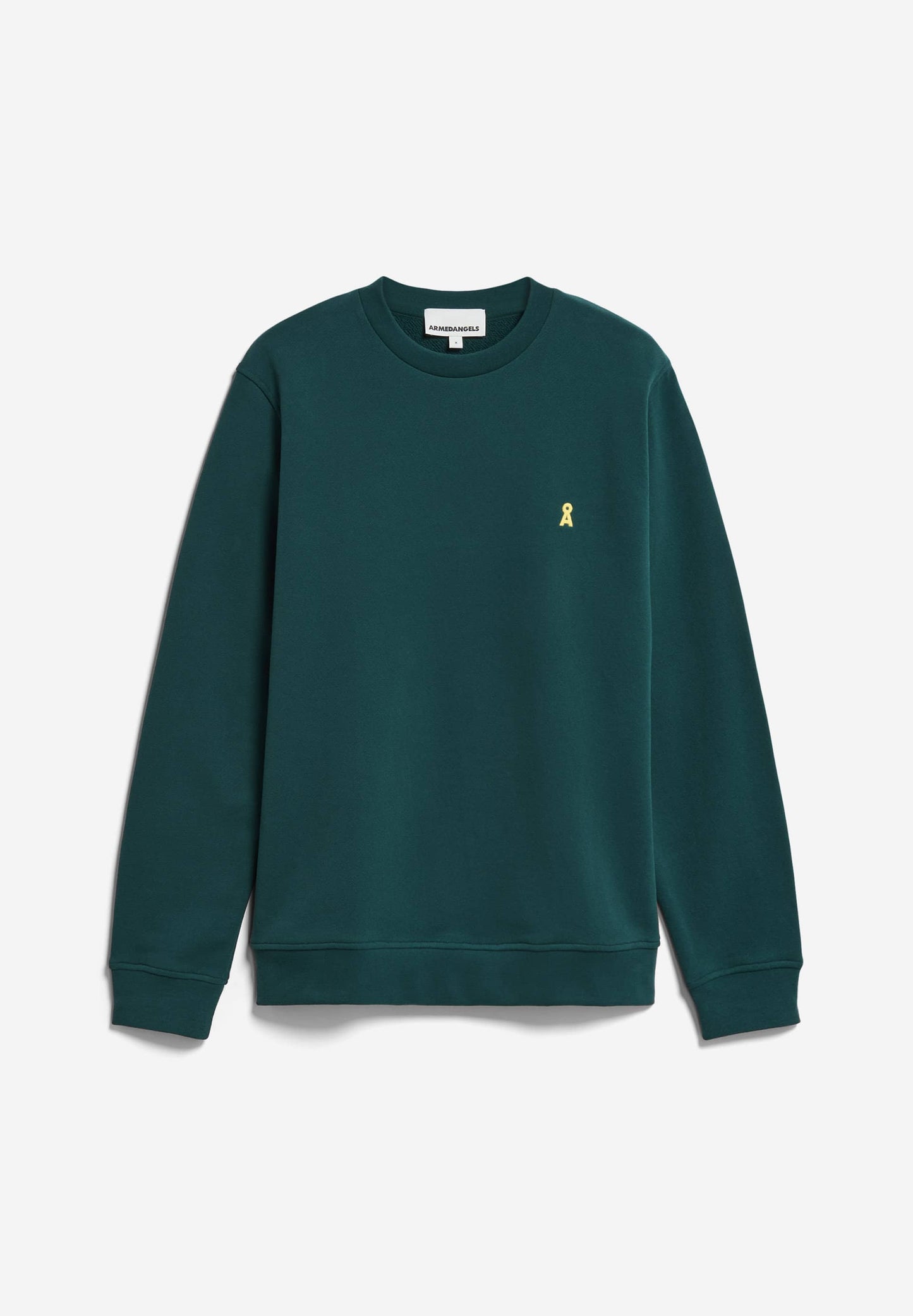 Sweat en coton bio et recyclé | vert "baaro comfort deep teal"