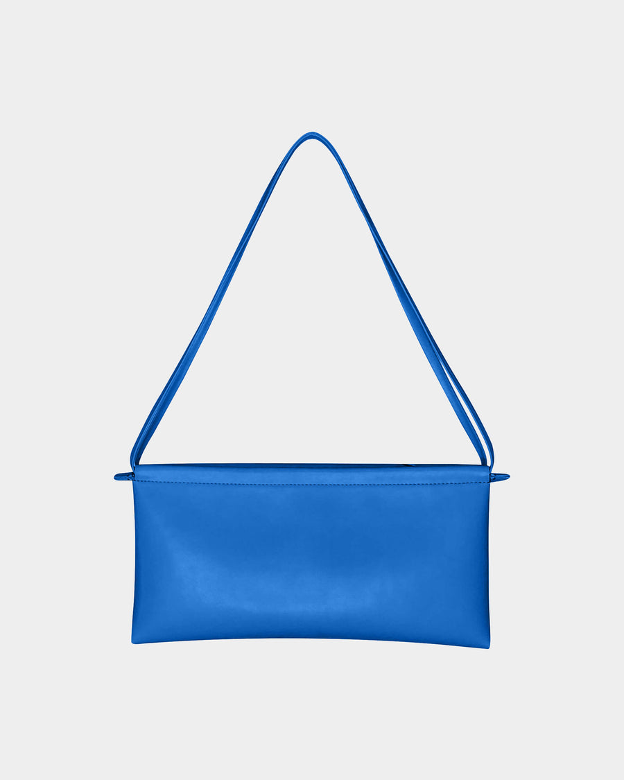 Sac baguette bleu roi en recyclé - klein