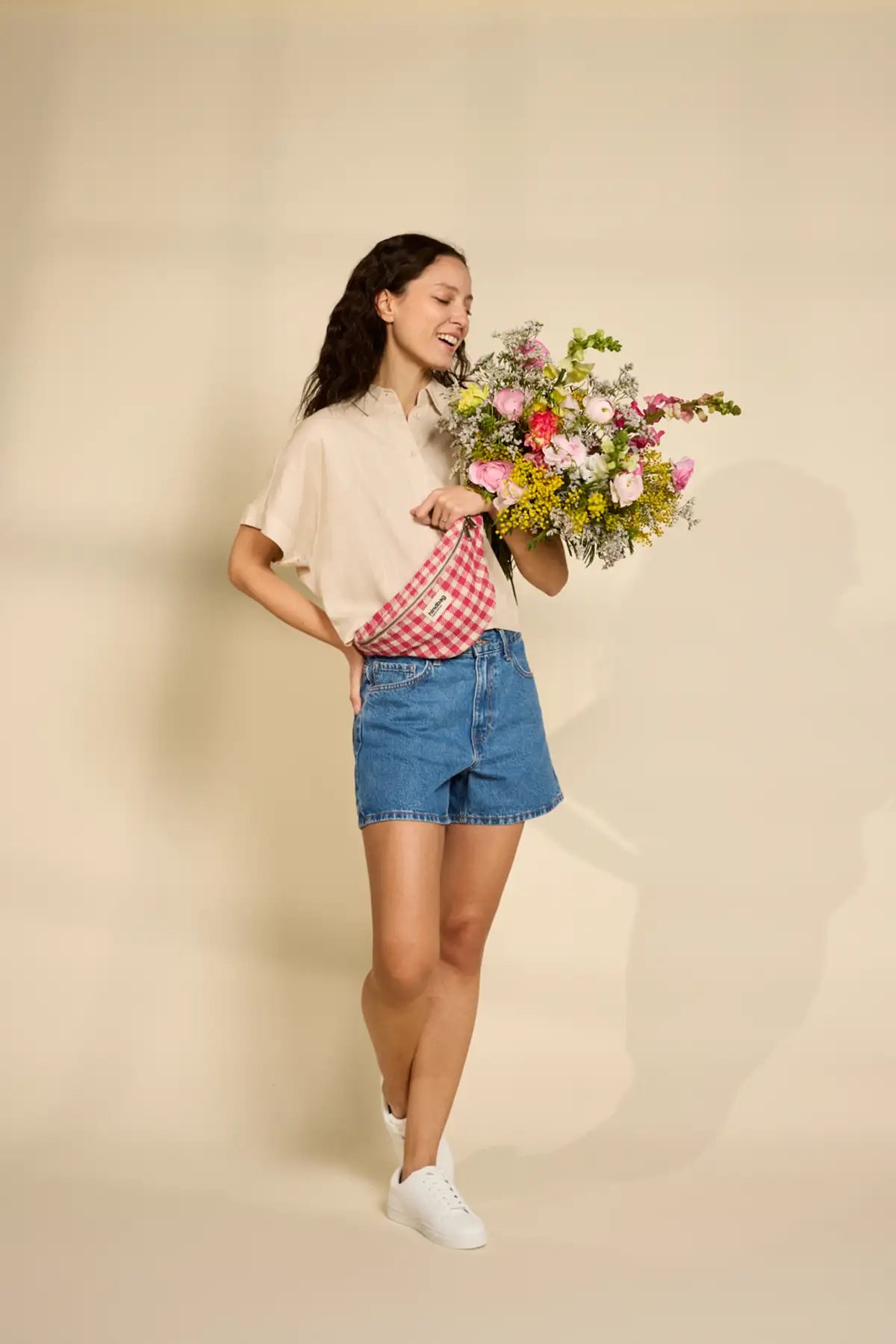 Banane en coton bio | rose"olivia vichy rose"