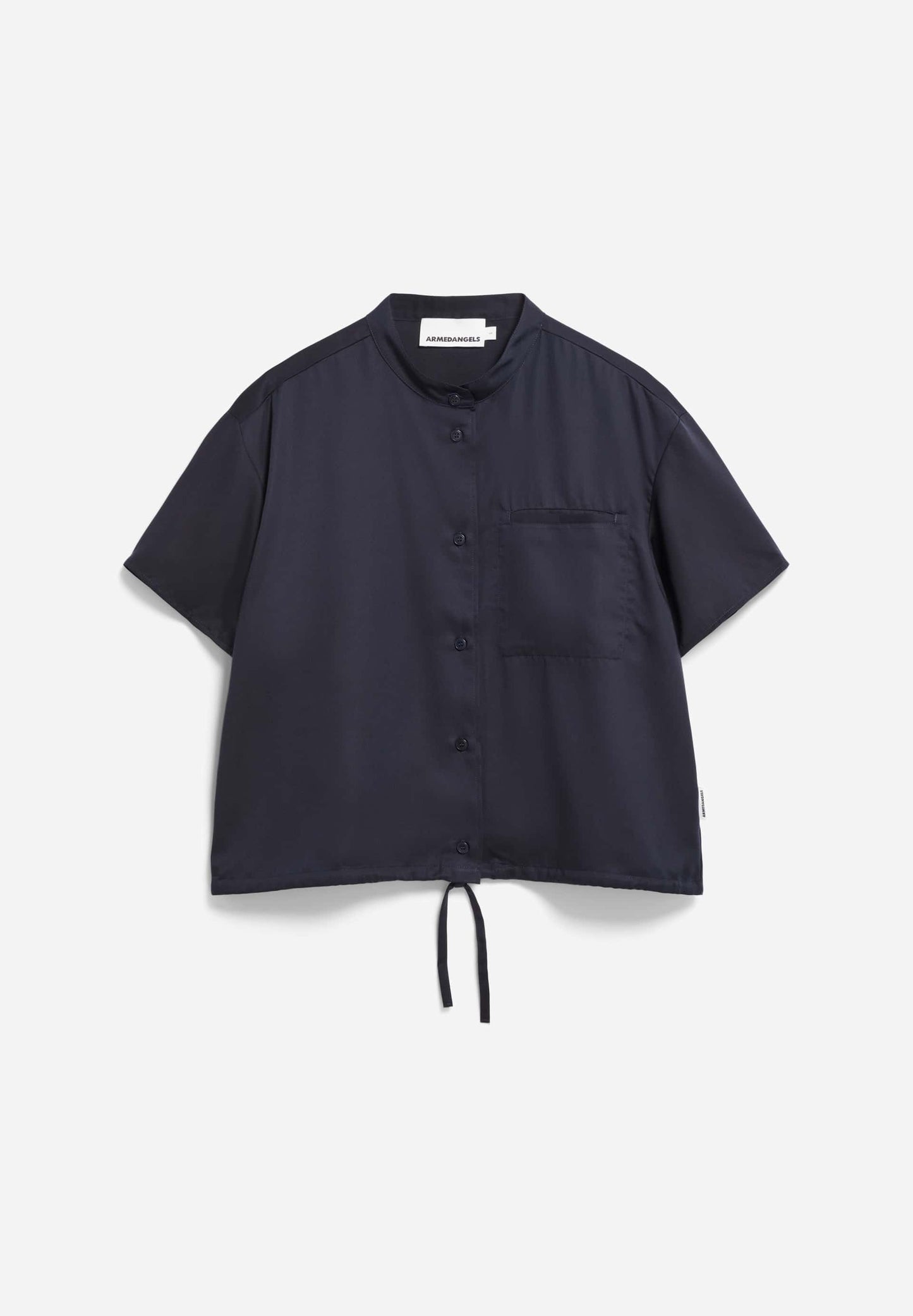 Blouse en tencel | marine "baraahe - night sky"